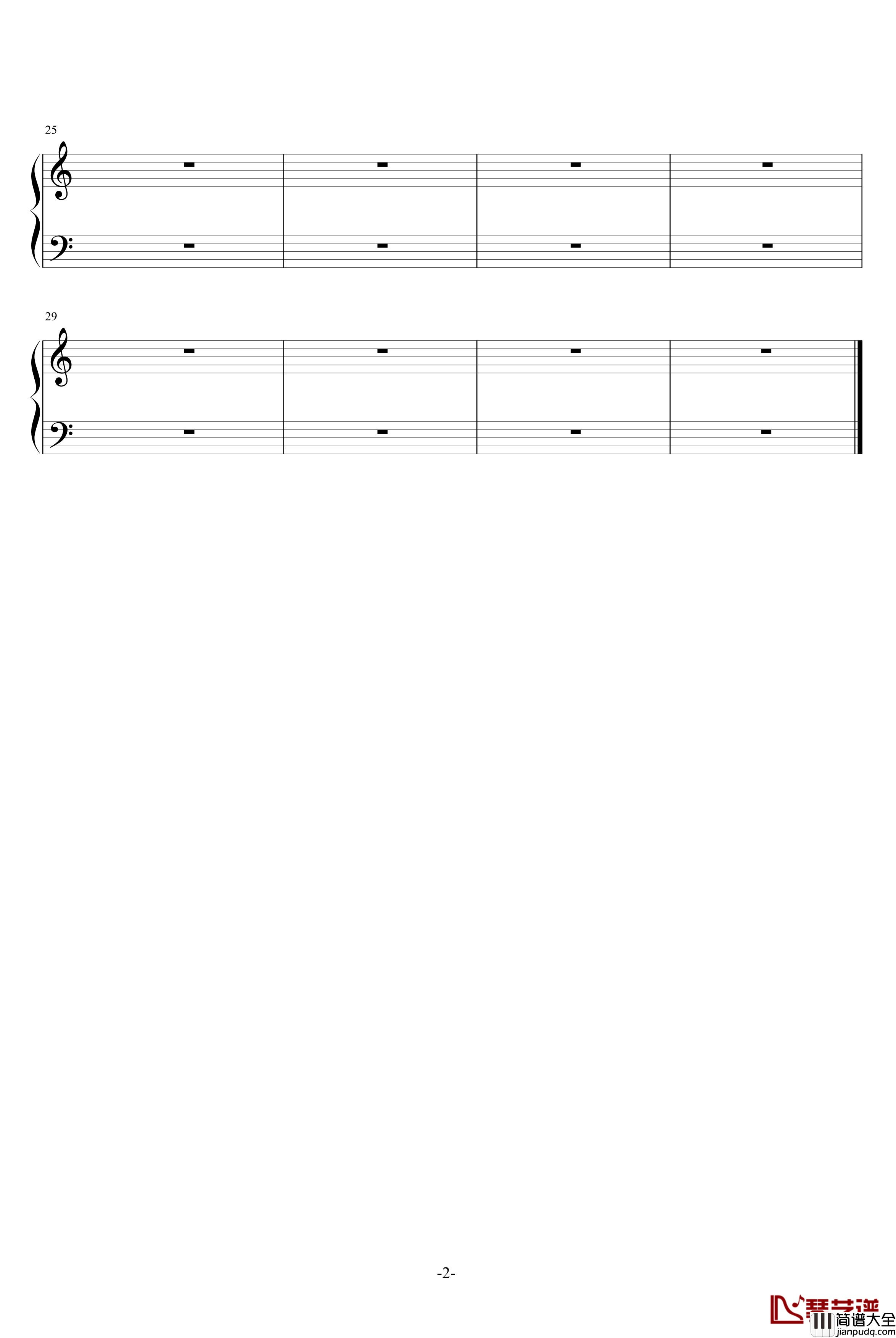 08版金瓶梅序曲钢琴谱_影视