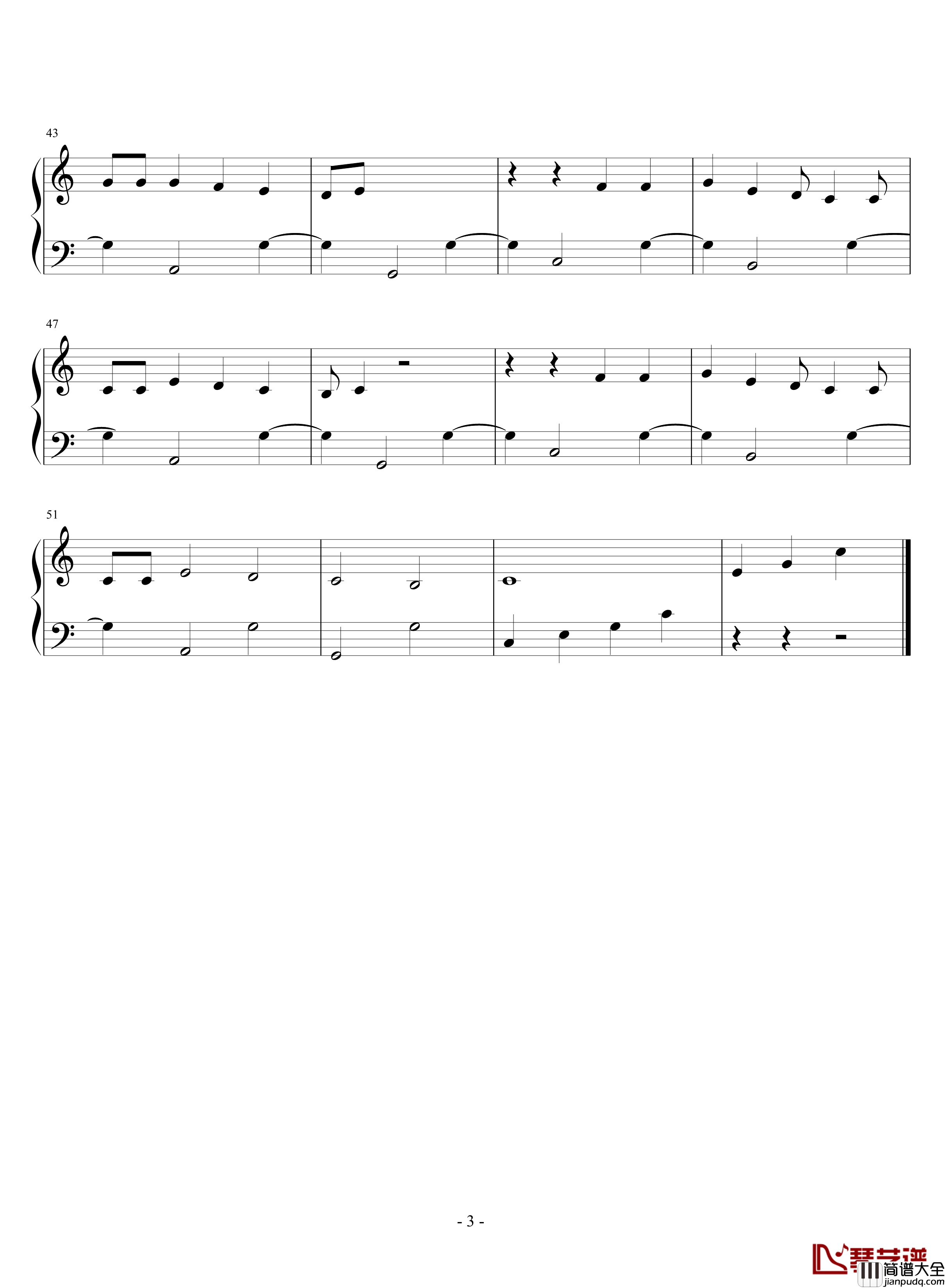 你为爱而生钢琴谱_You_Were_Born_To_Be_Loved_韩国赞礼歌_韩日剧