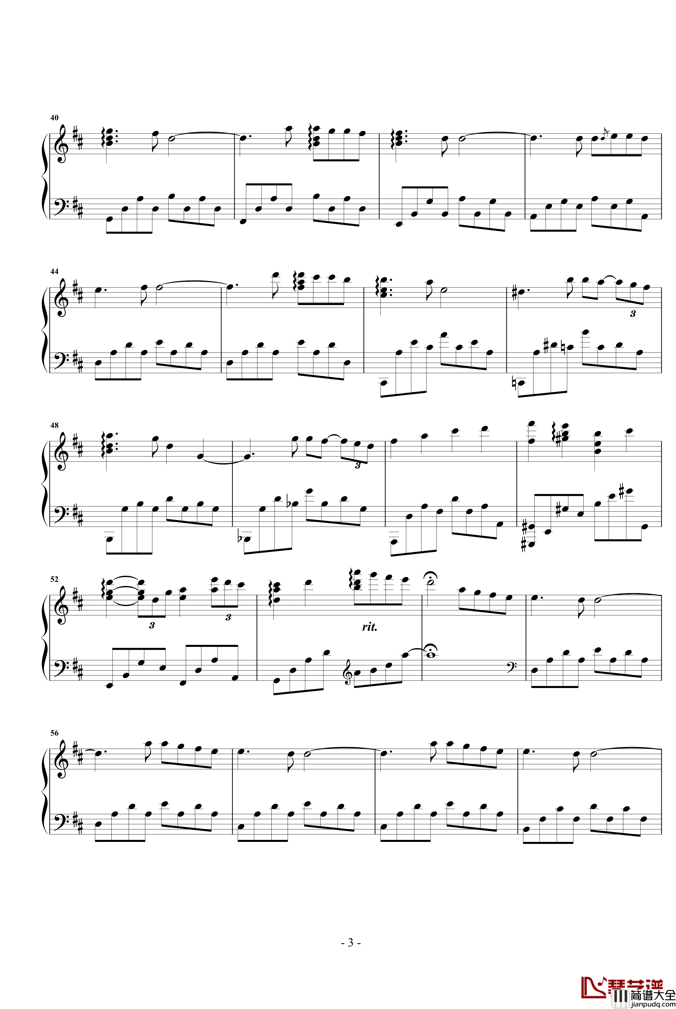 时间会遗忘钢琴谱_Yiruma