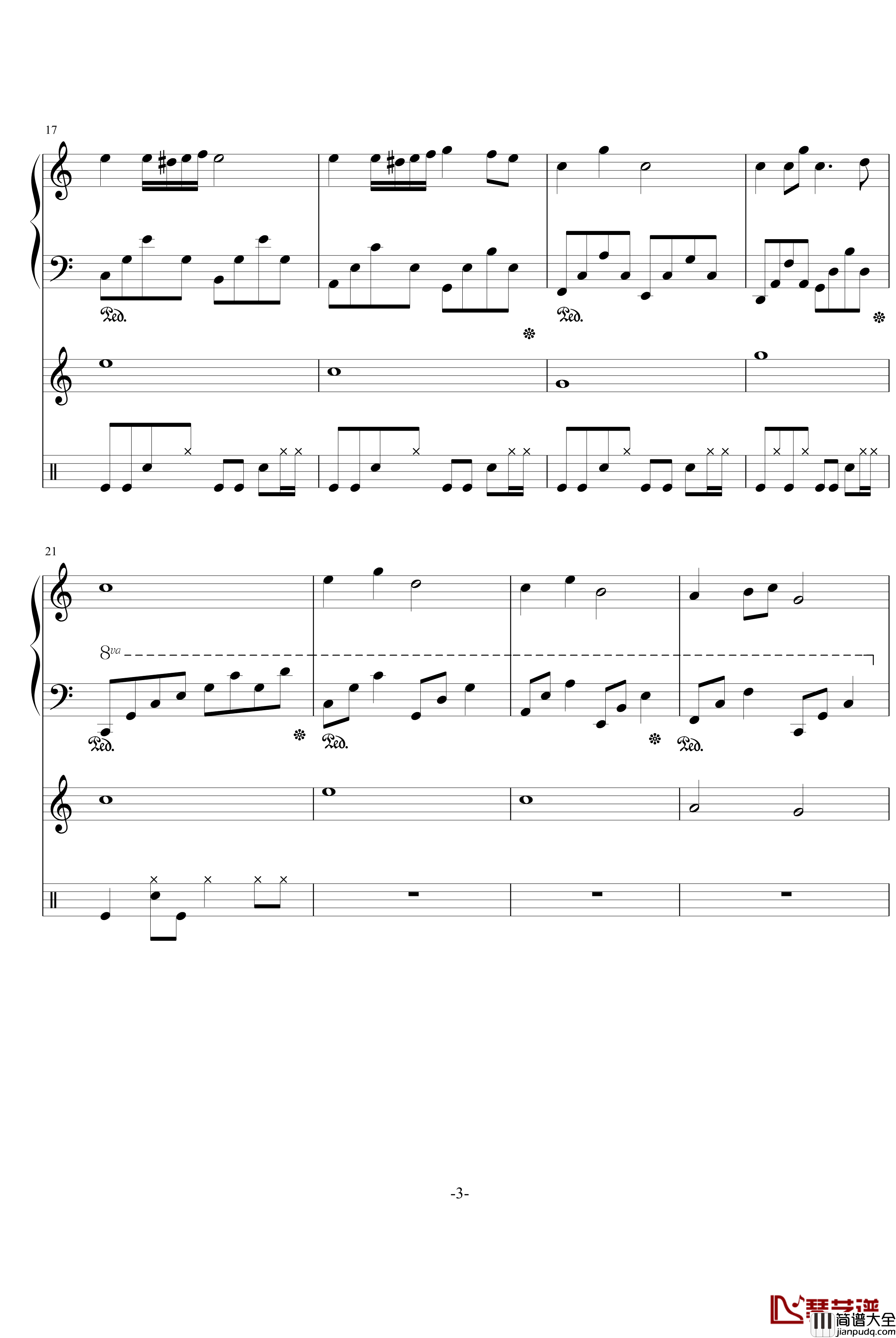 回忆那一天钢琴谱_PianoYZ