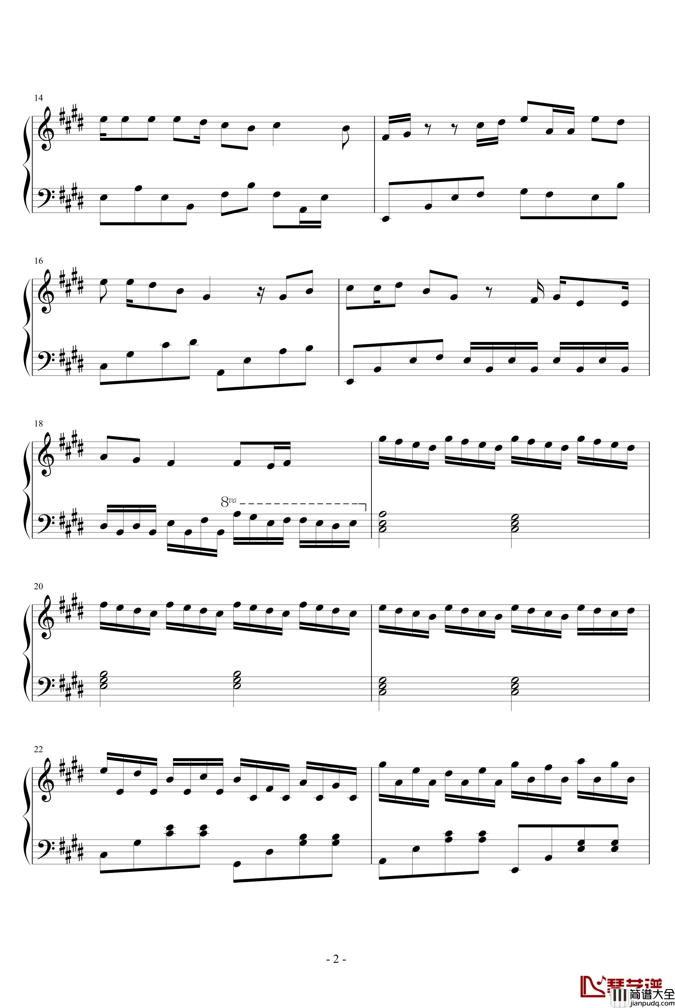 淡墨雅篇钢琴谱_风蝶令_易Piano