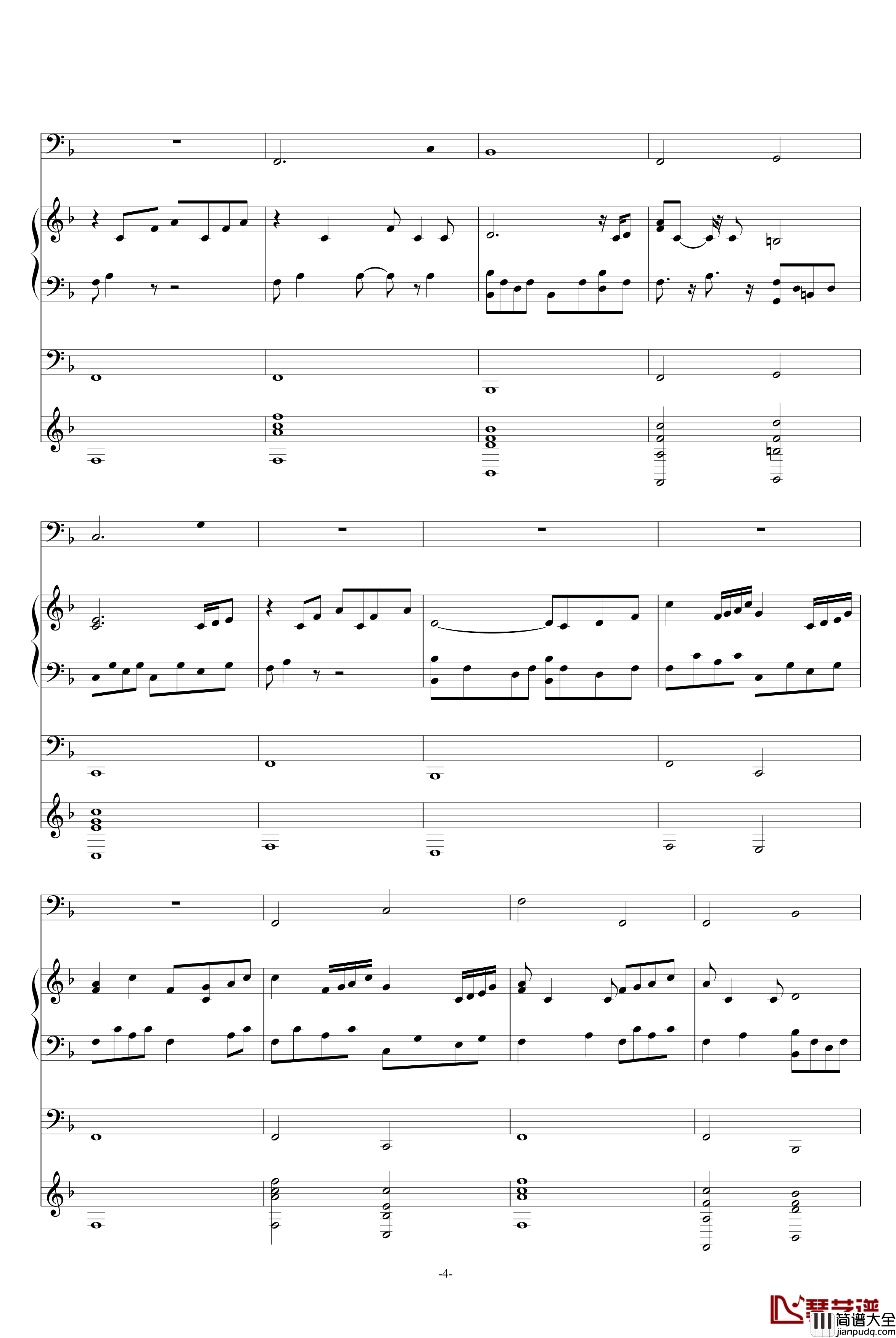 蓝色的传说钢琴谱_克莱德曼风格曲_swenl