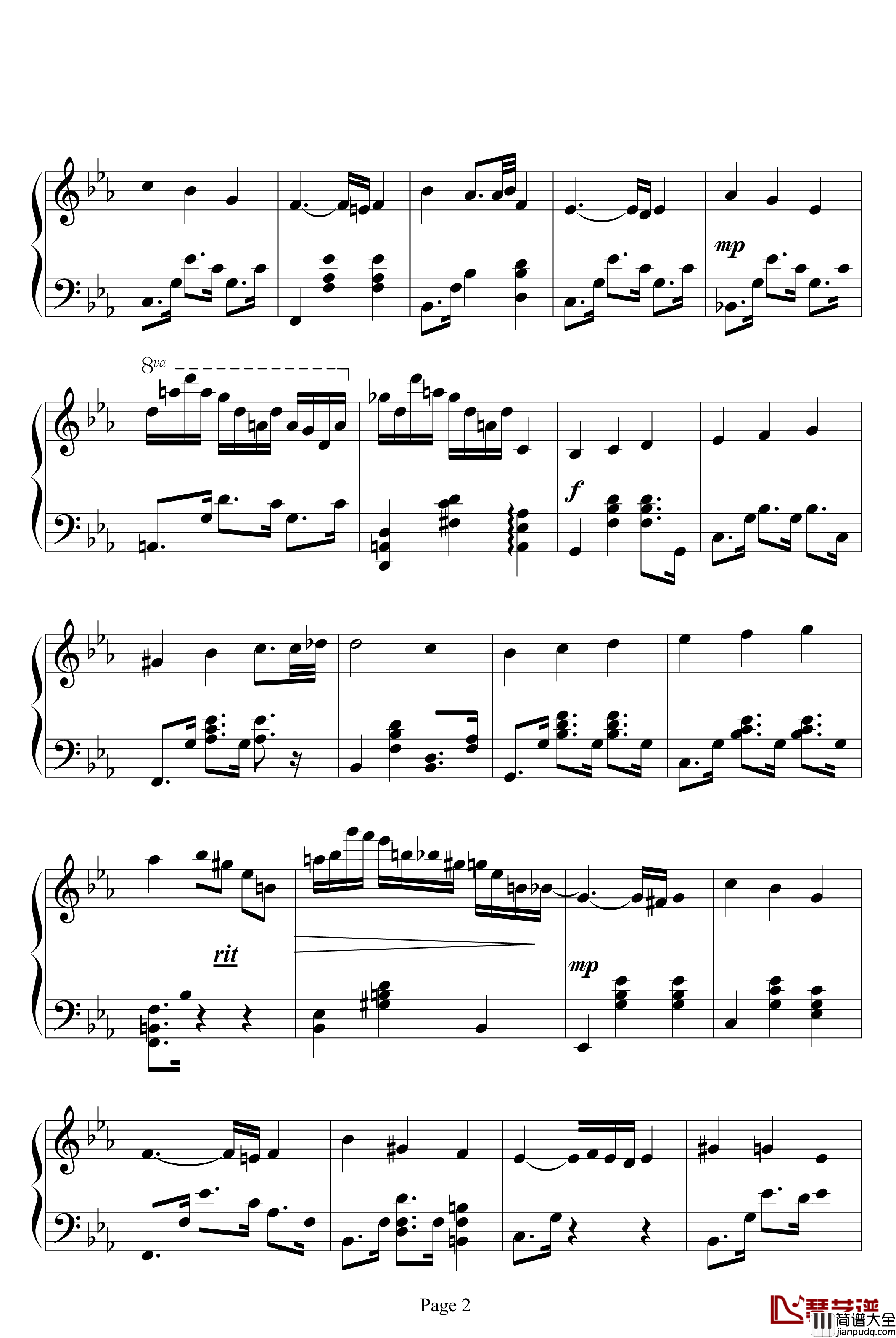 Magic_Waltz钢琴谱_海上钢琴师