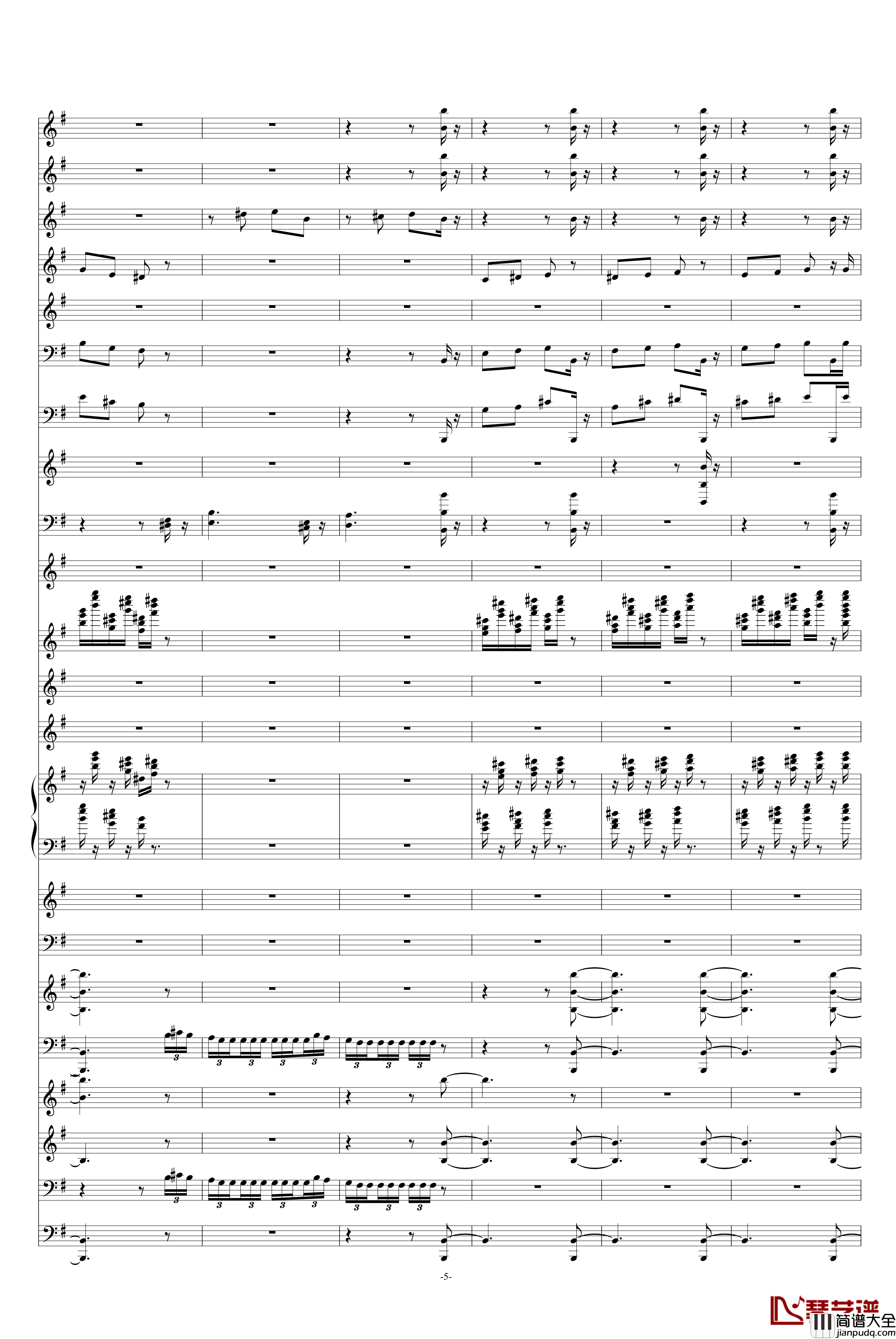 糖果仙子舞曲钢琴谱_柴科夫斯基_Peter_Ilyich_Tchaikovsky