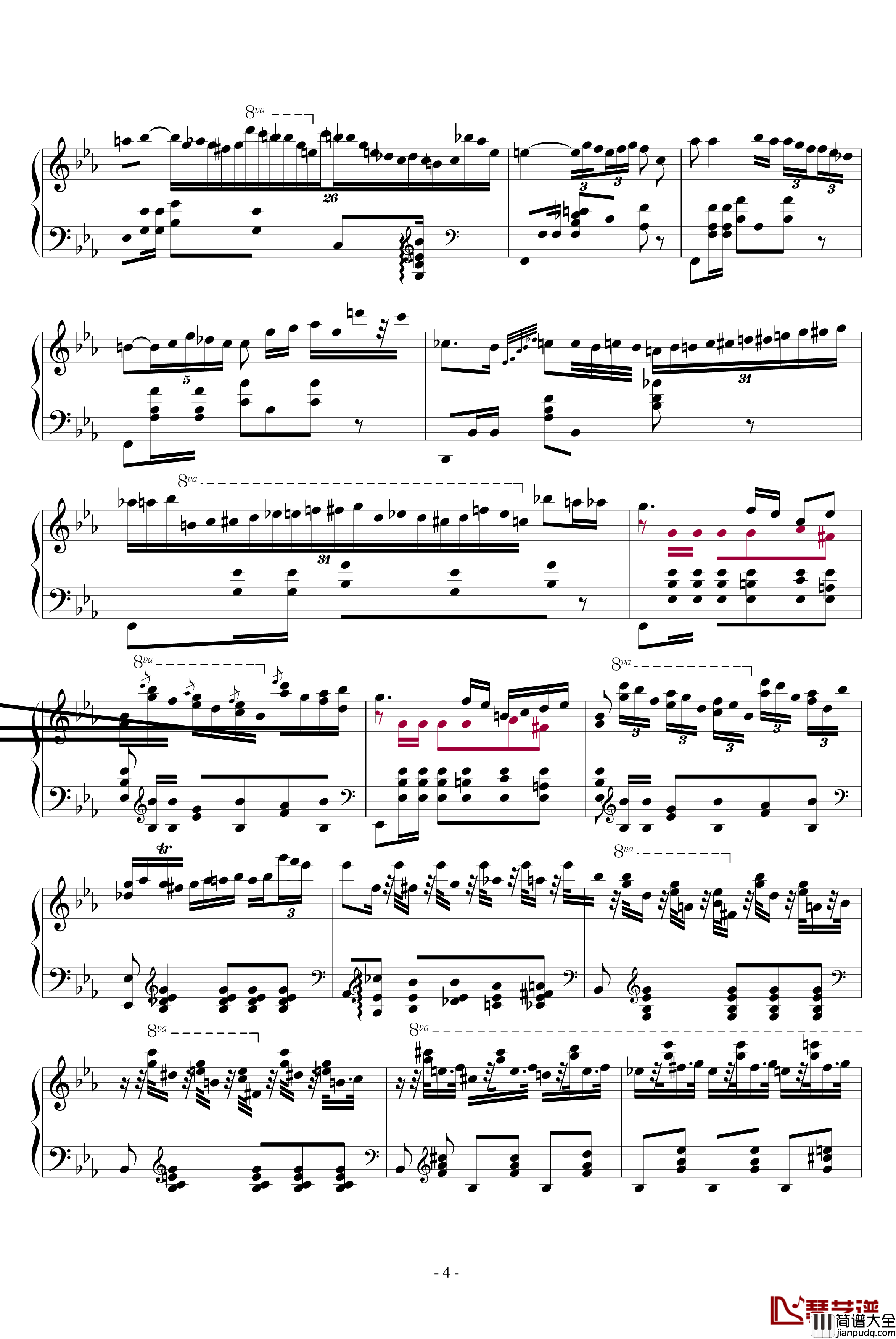 肖邦大波兰舞曲opus22钢琴谱_肖邦_chopin