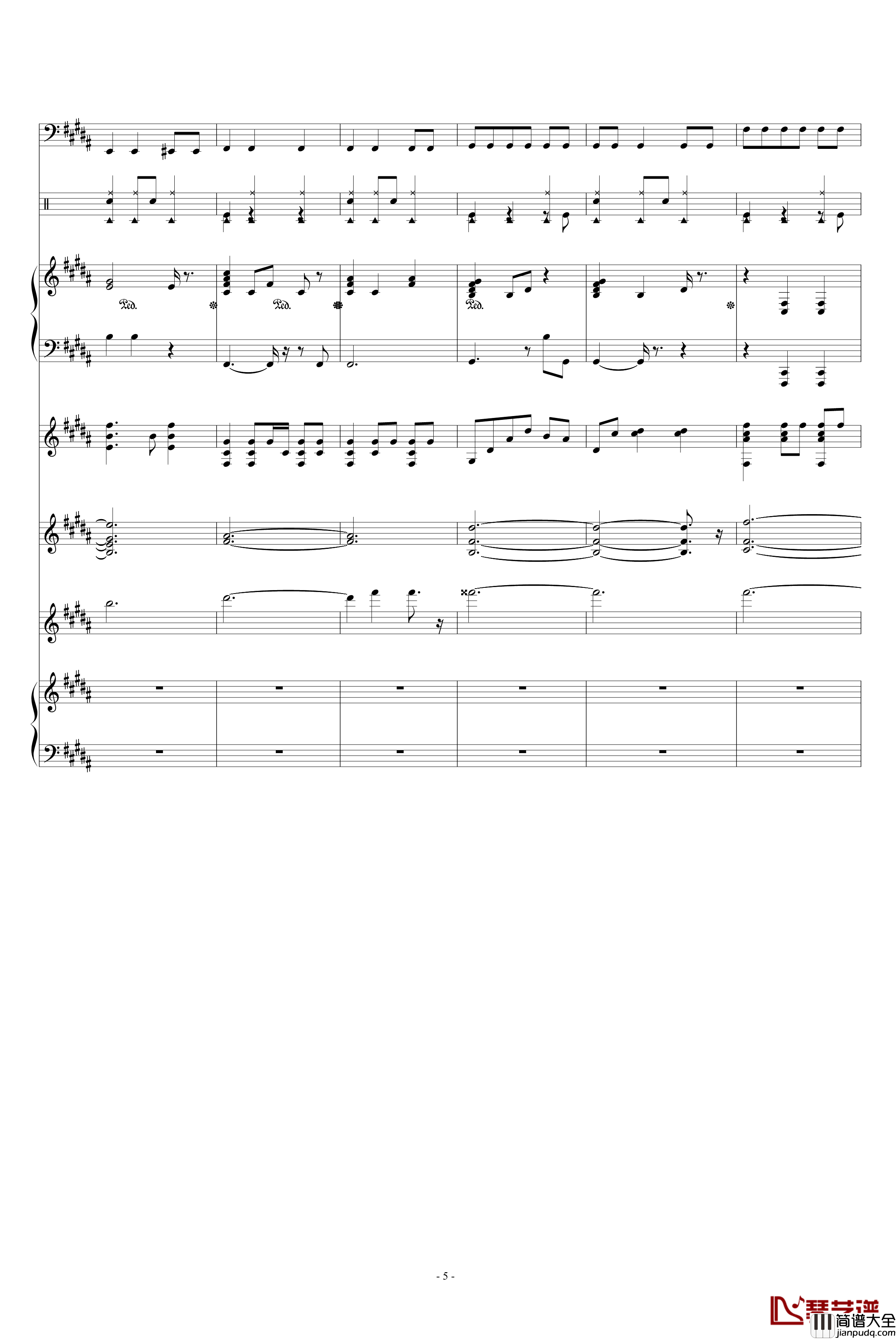 _angels_JAZZ_DEMO钢琴谱_陈宇喆