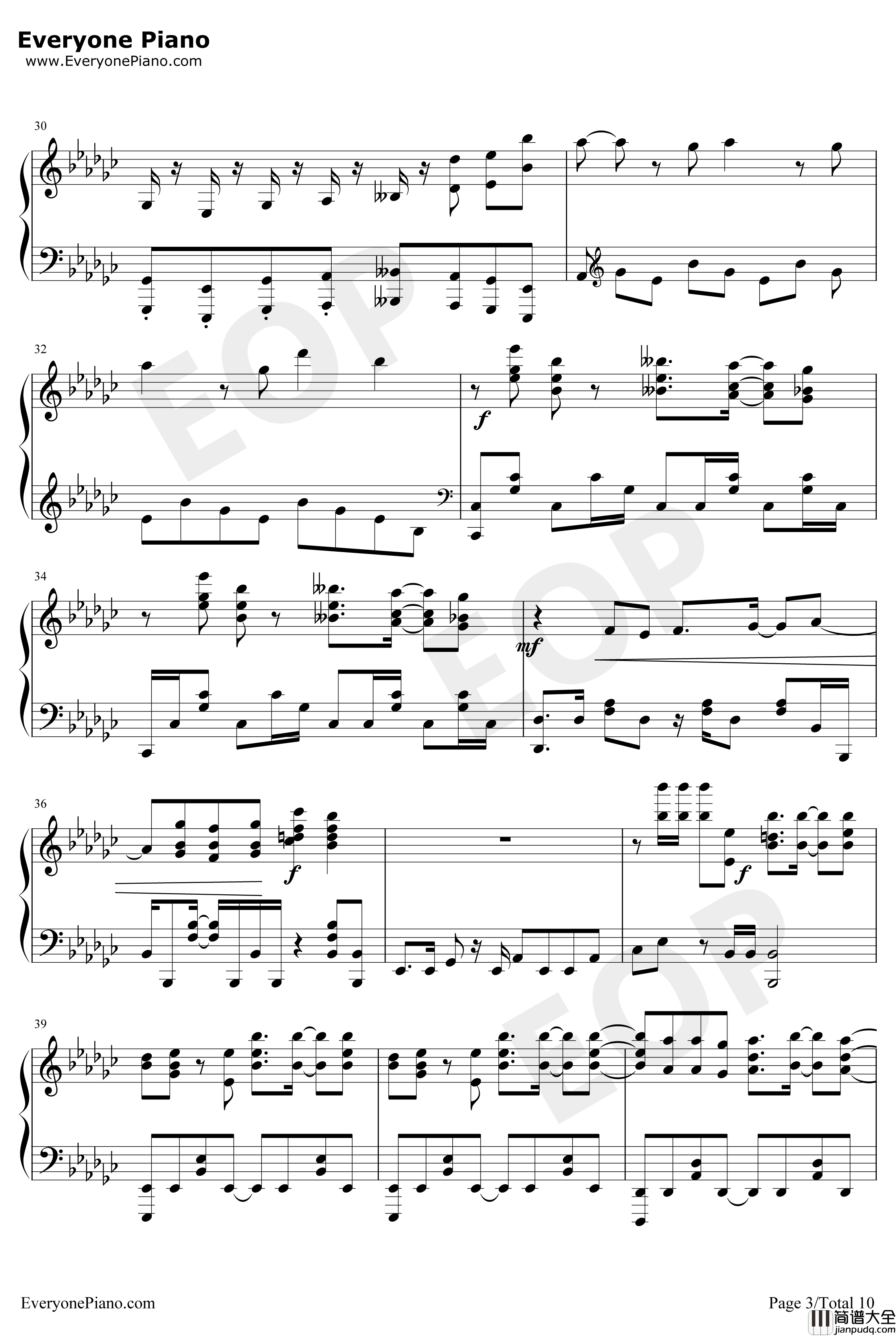 99.9_路人超能100第二季OP钢琴谱_MOBCHOIRsajounohana