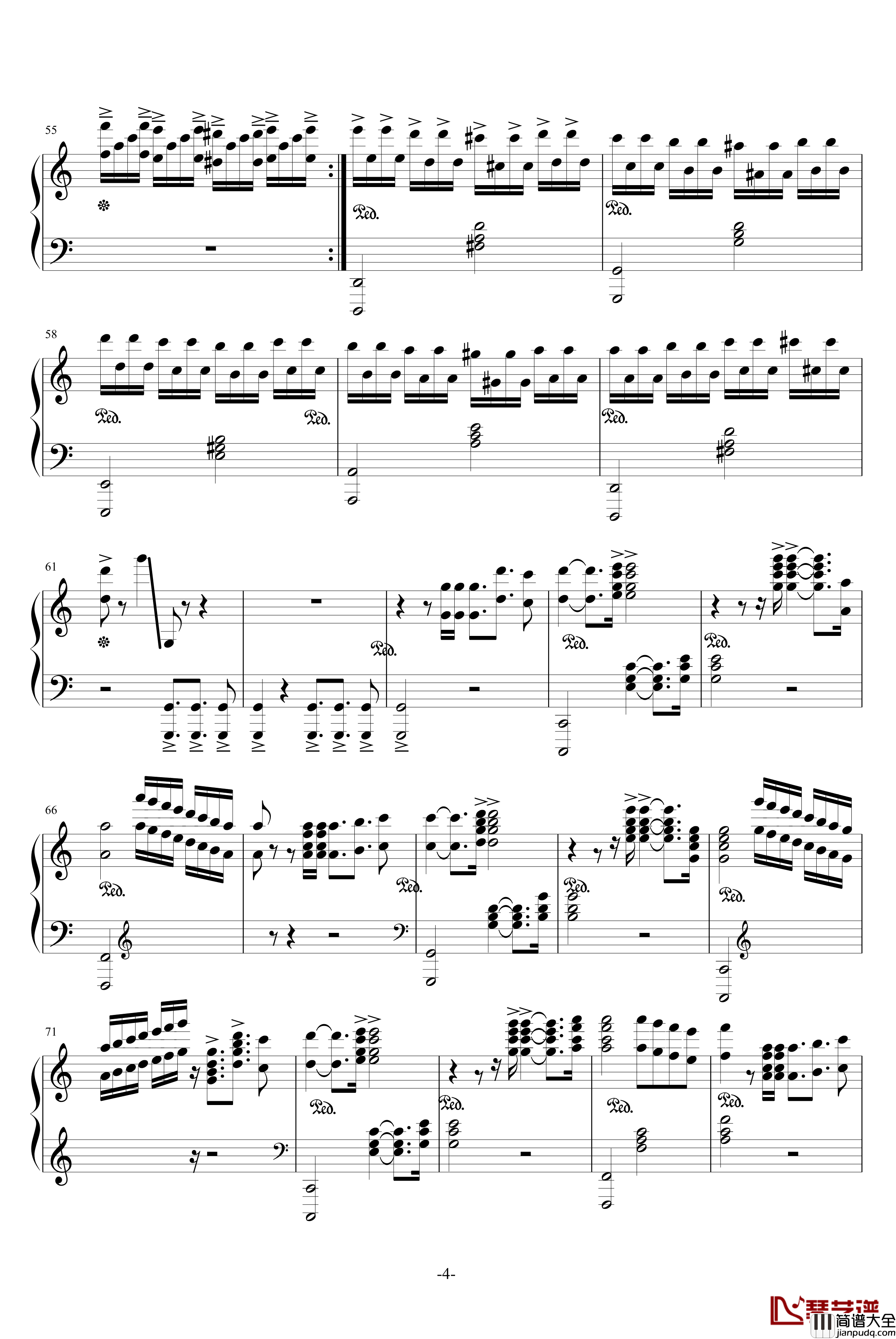 Wonderland钢琴谱_Tonci_Huljic_马克西姆_Maksim·Mrvica