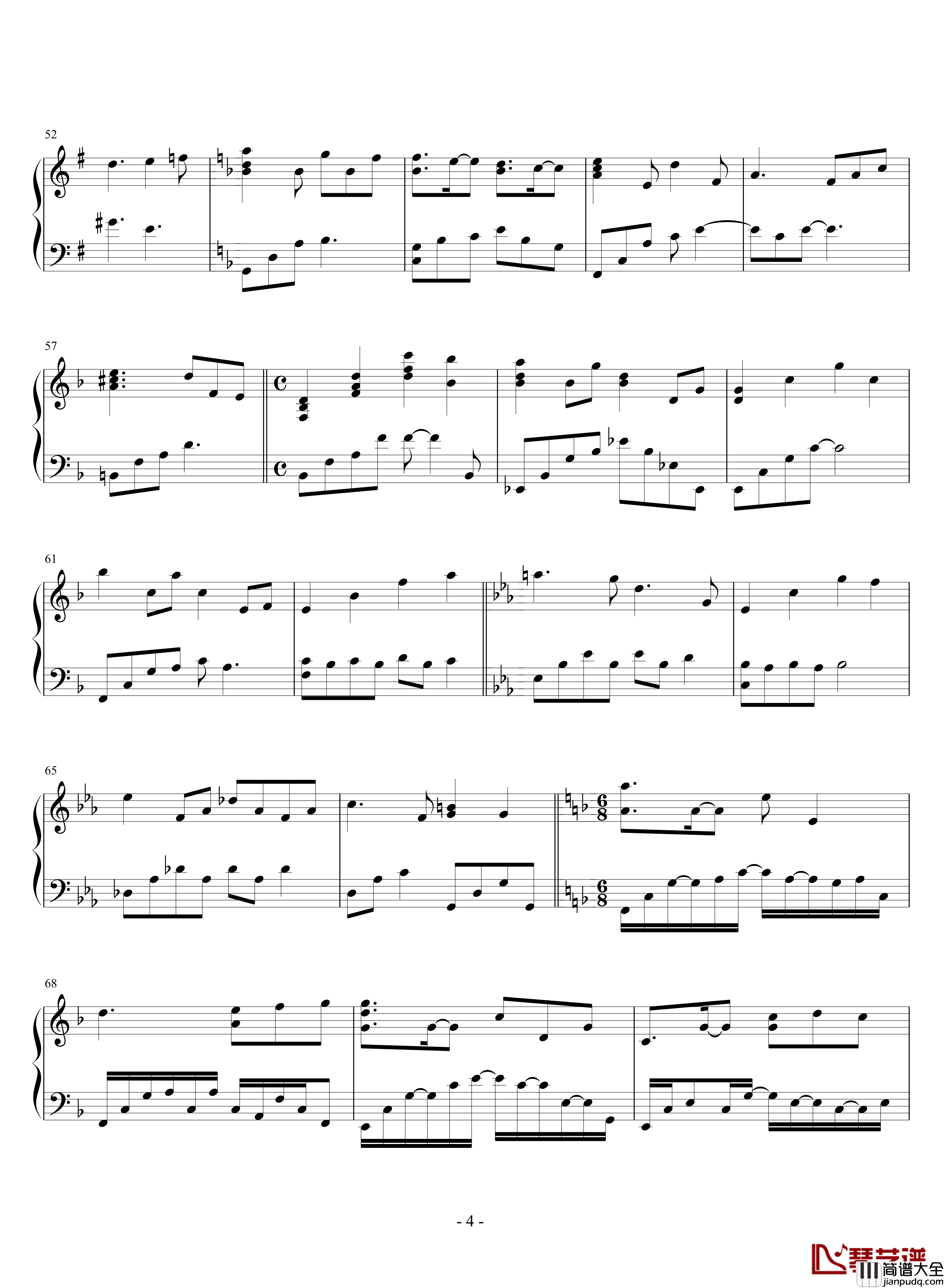 Loanna钢琴谱_Yiruma