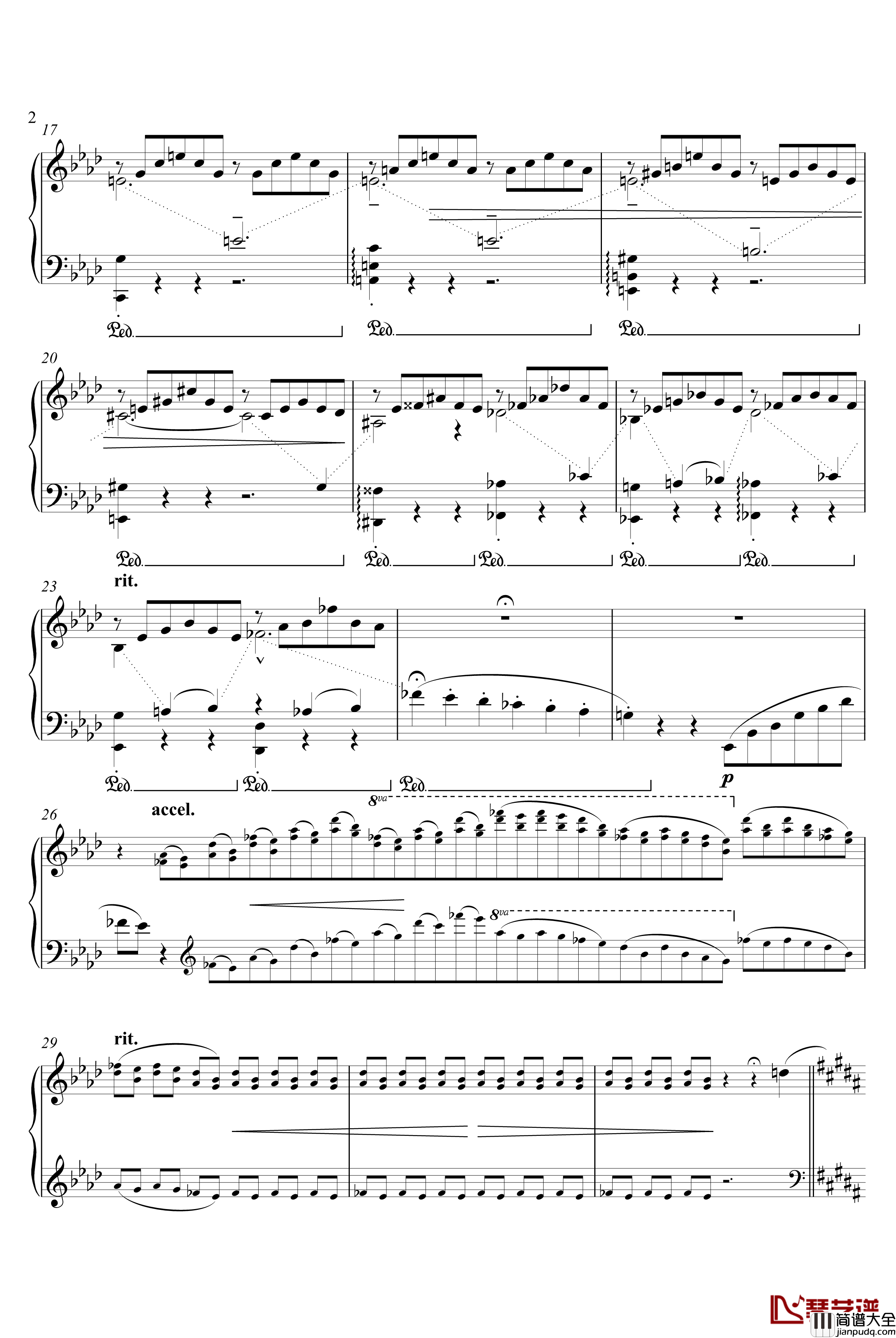 Liebestraume钢琴谱_Dreams_of_Love