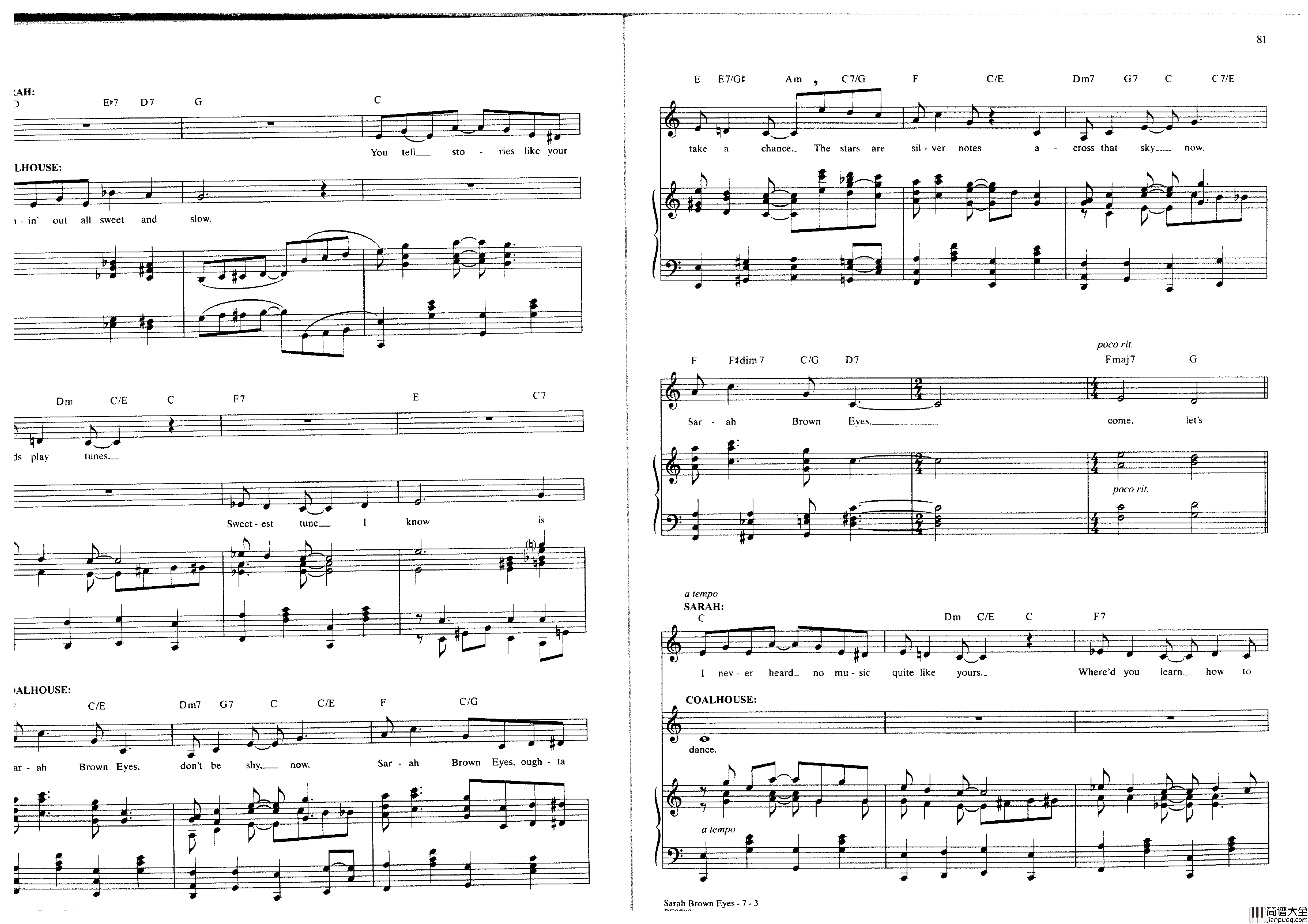 Ragtime全集钢琴谱_Stephen_Flaherty