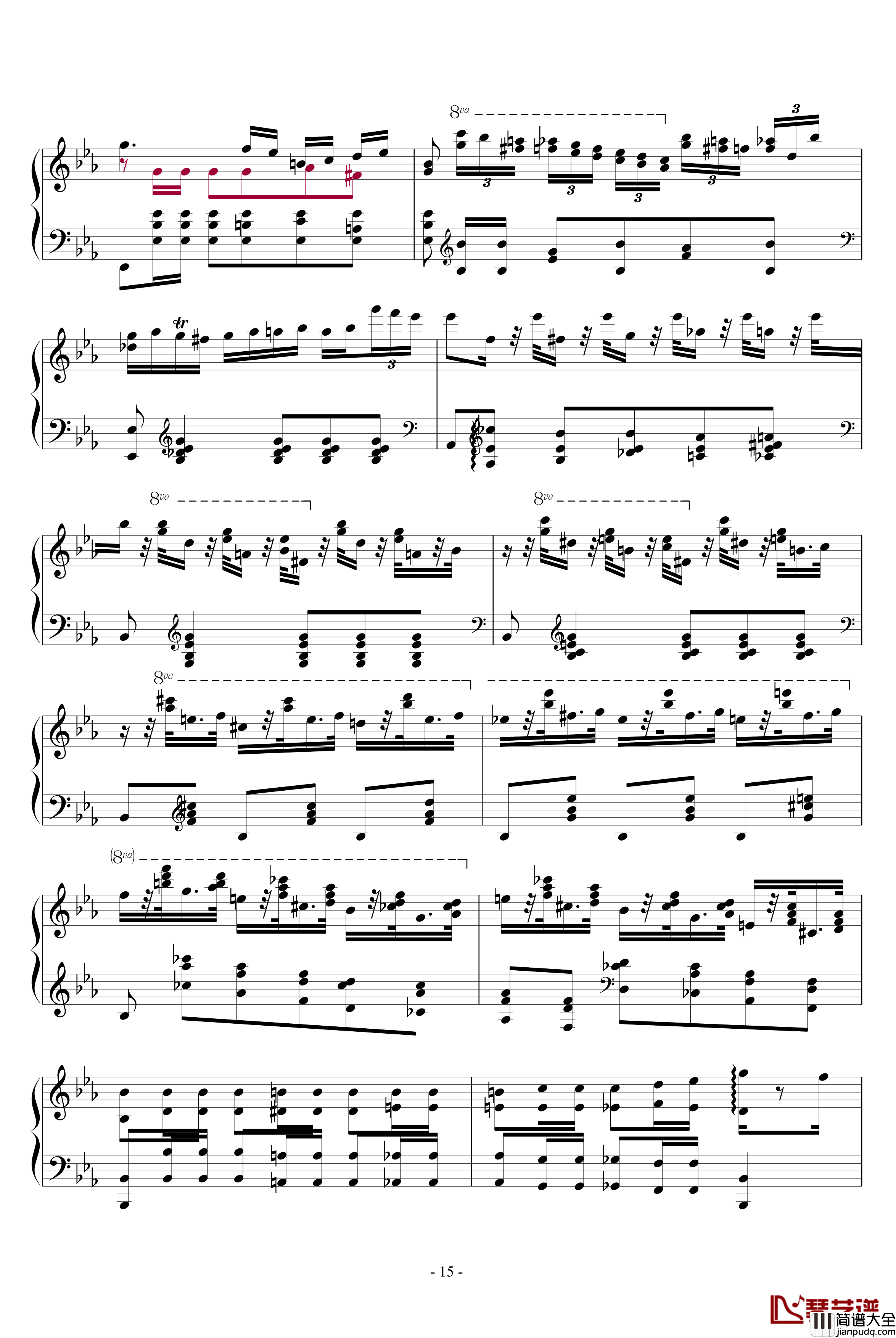 肖邦大波兰舞曲opus22钢琴谱_肖邦_chopin