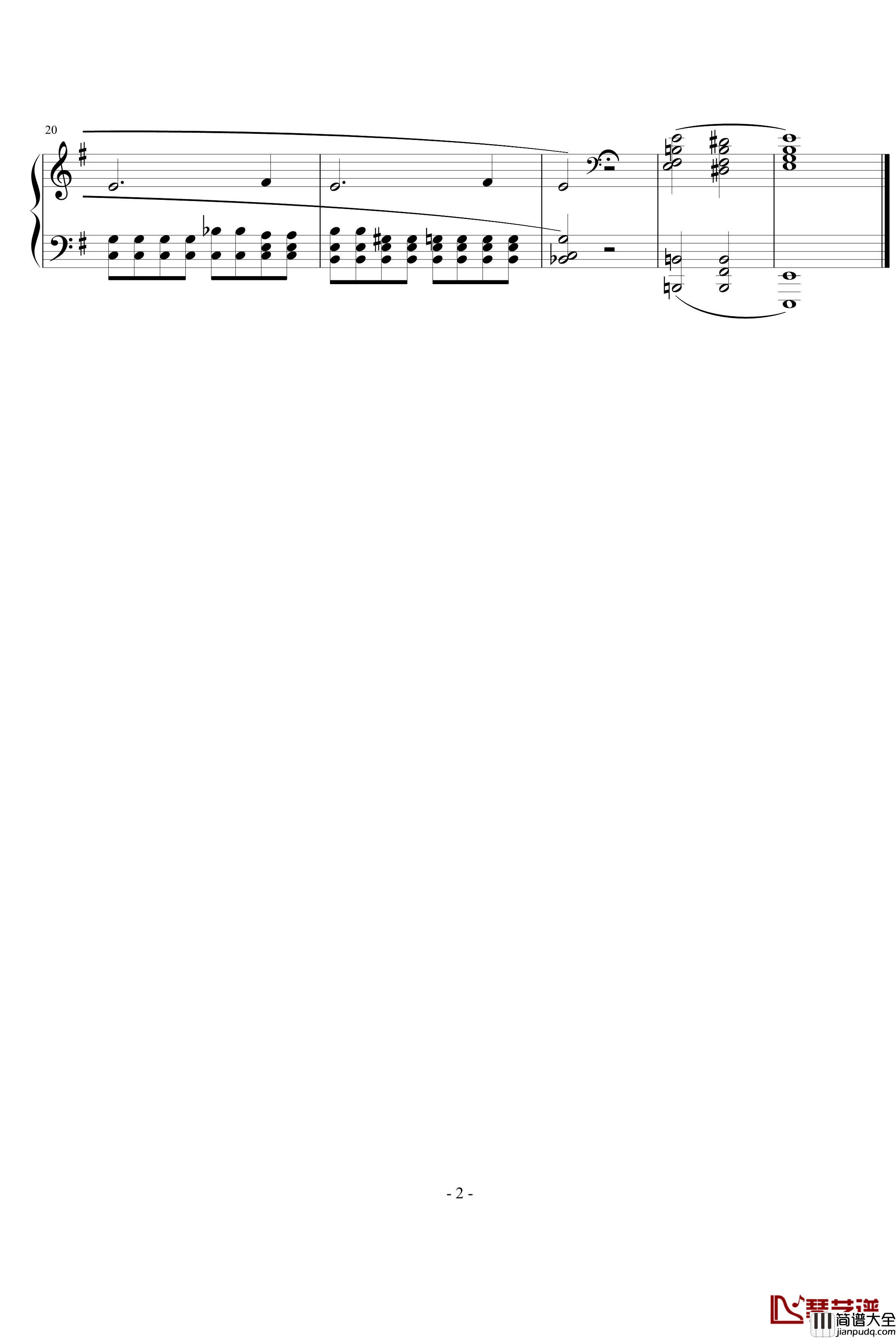 E小调前奏曲钢琴谱_肖邦_chopin