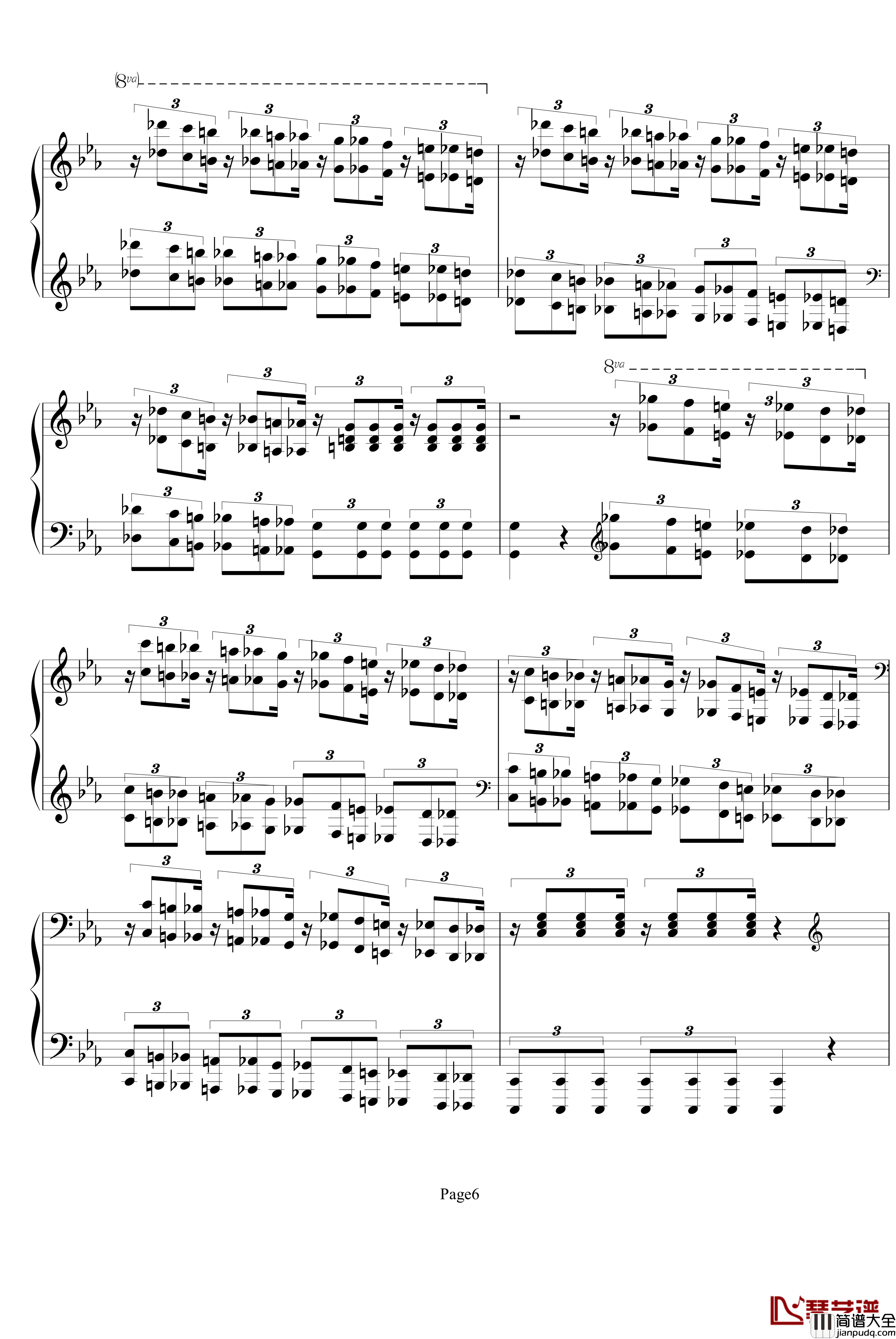 Victory钢琴谱_电音版_马克西姆_Maksim·Mrvica