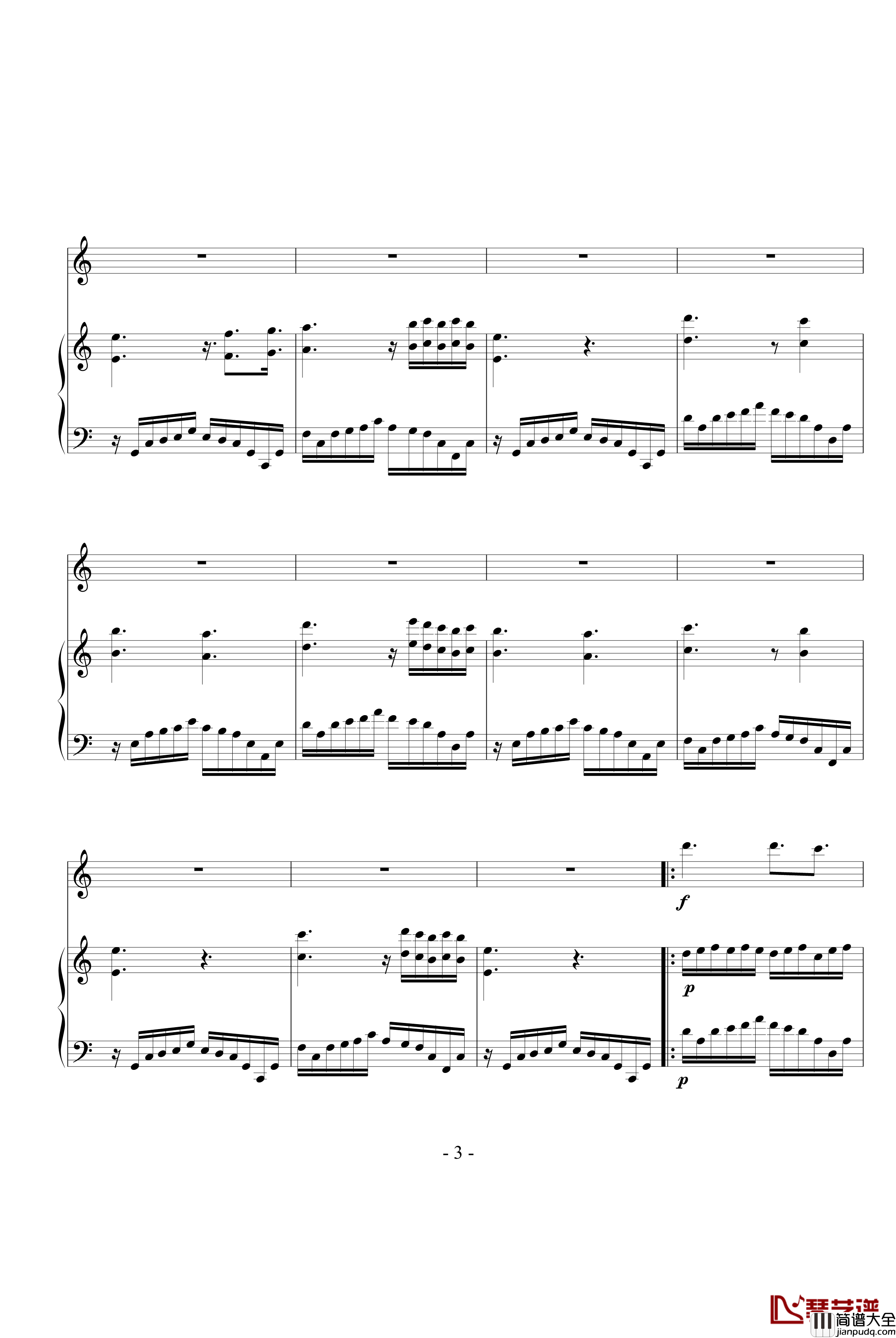 _天使爱美丽_主题钢琴谱_原声No.19_Yann_Tiersen