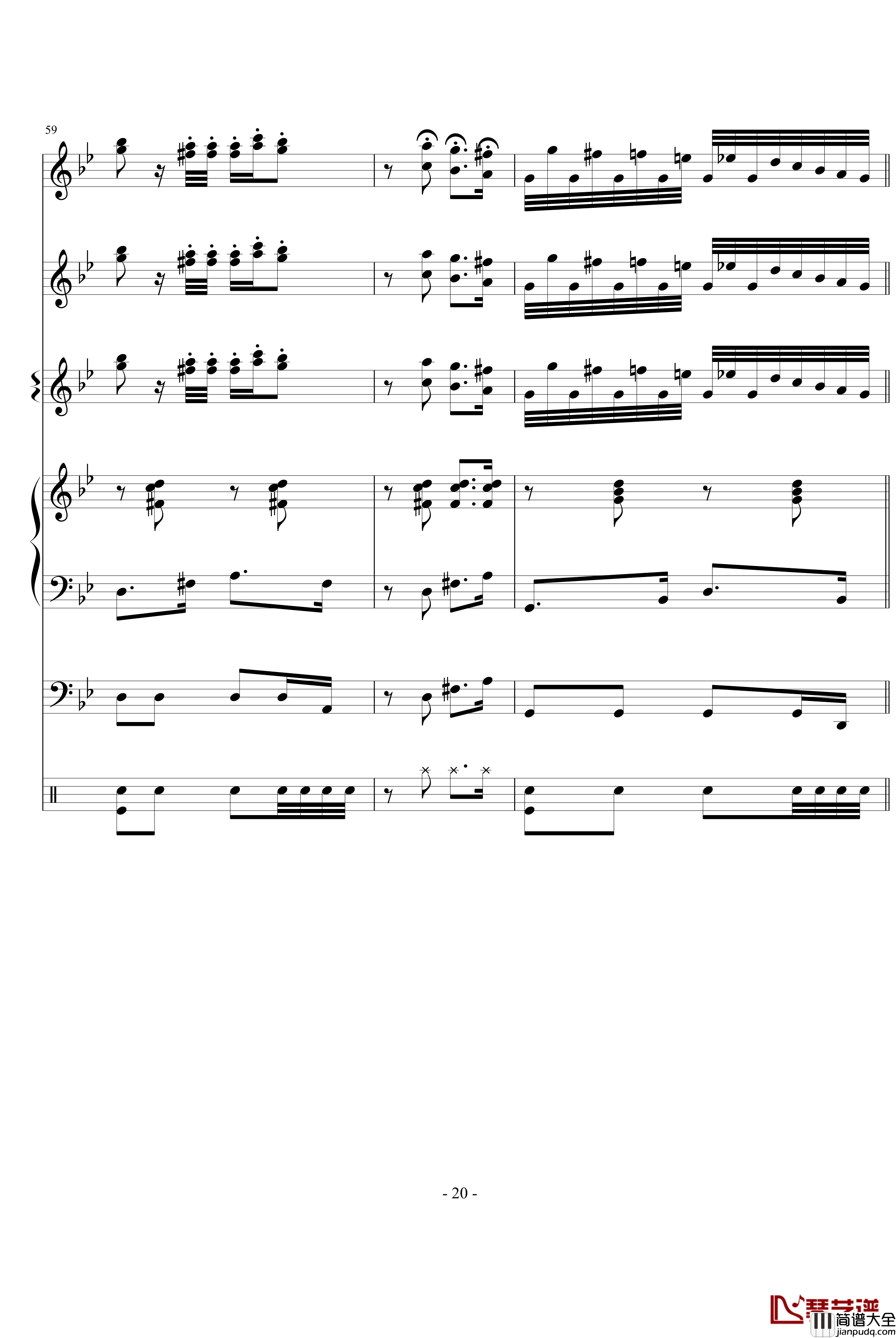 化妆舞会钢琴谱_世界名曲