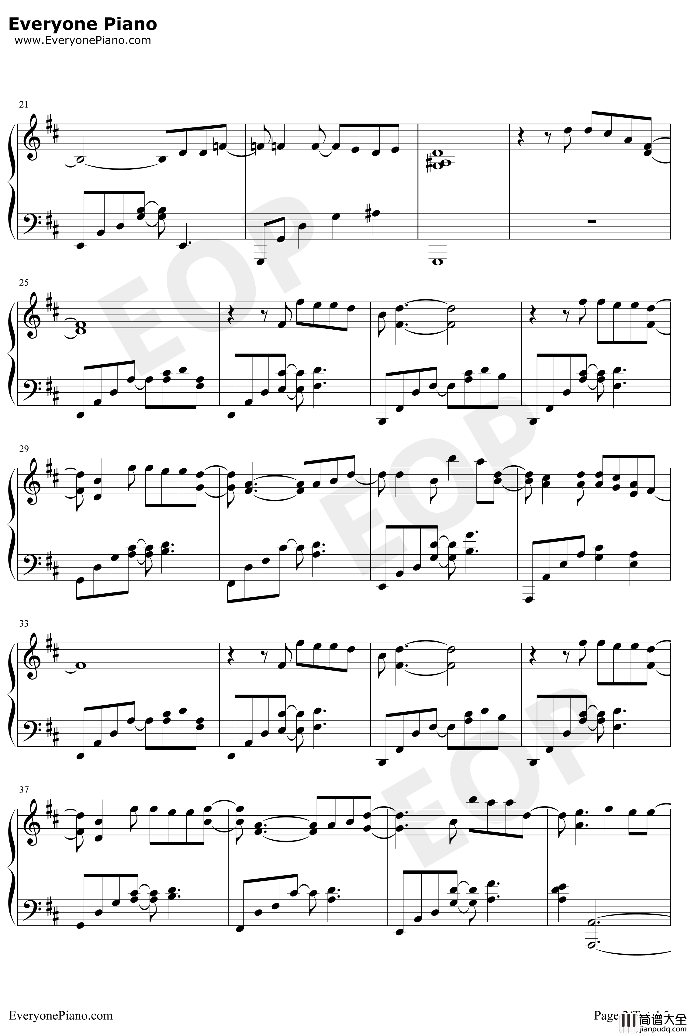 违背的青春钢琴谱_薛之谦_致不易青年主题曲