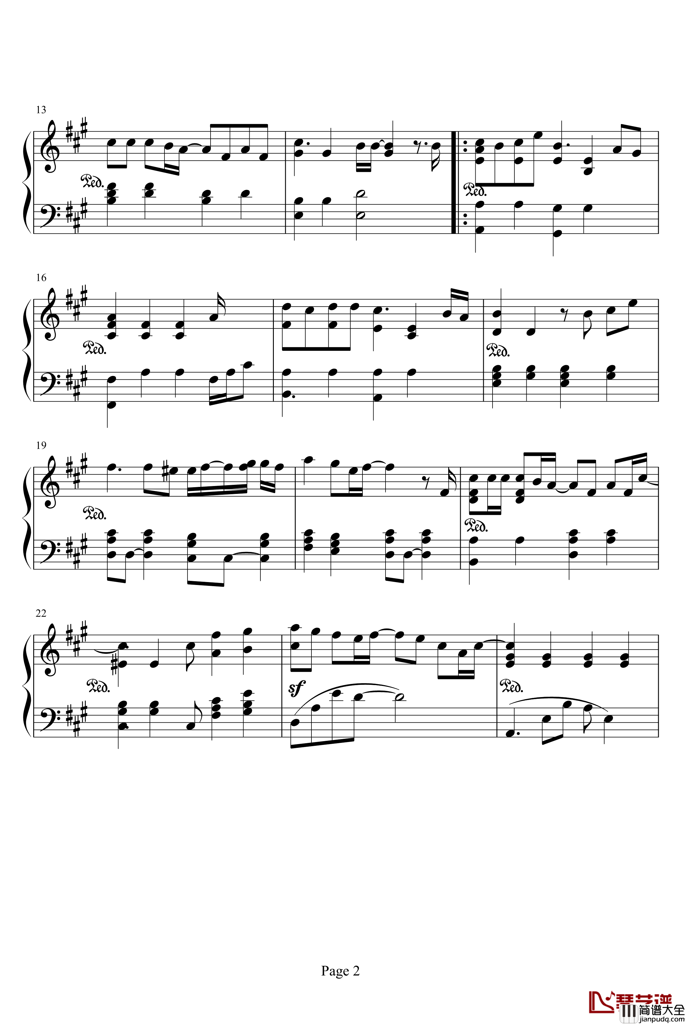 carols钢琴谱_滨崎步