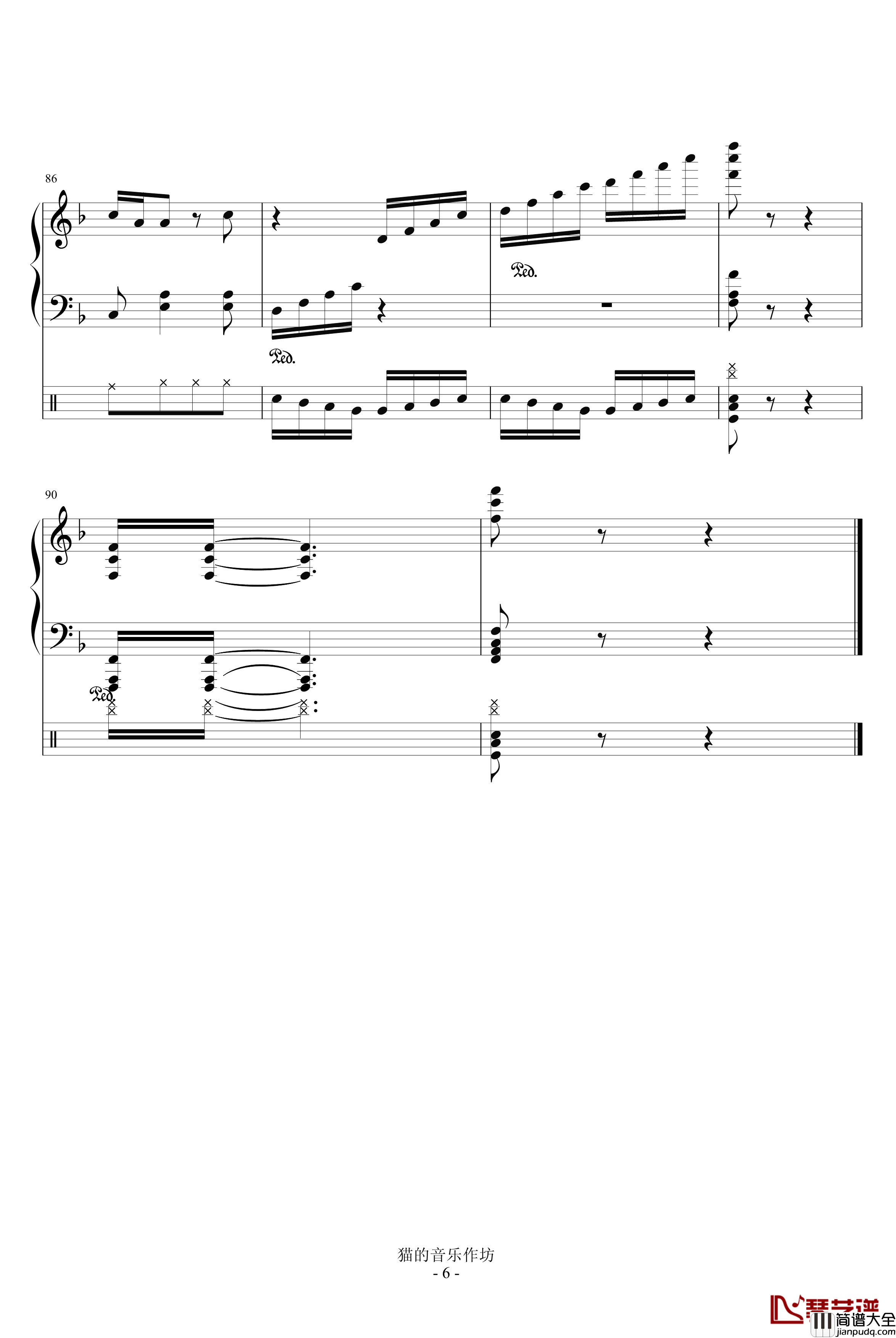 喜庆的曲调钢琴谱_音乐作坊