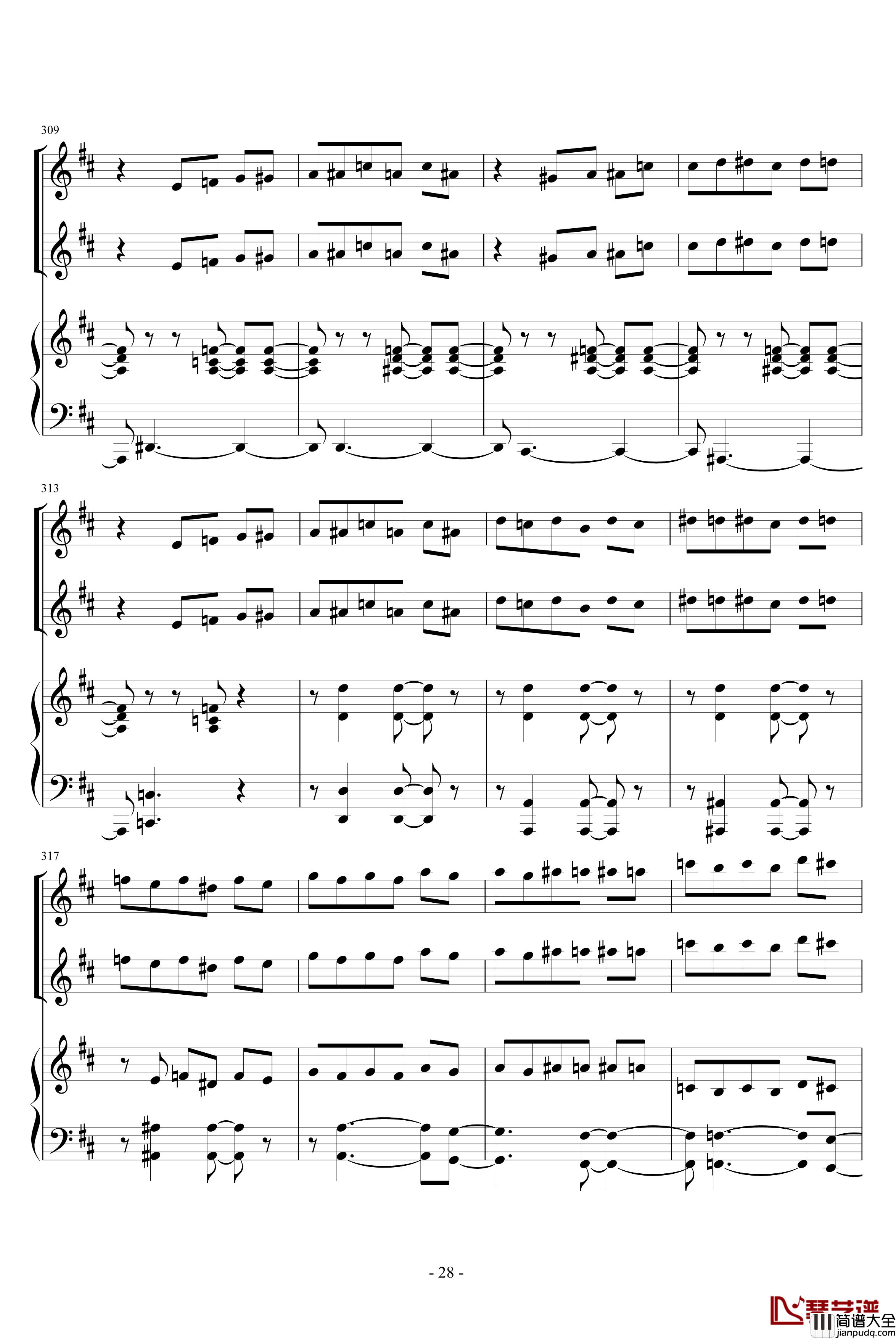 花之圆舞曲钢琴谱_柴科夫斯基_Peter_Ilyich_Tchaikovsky