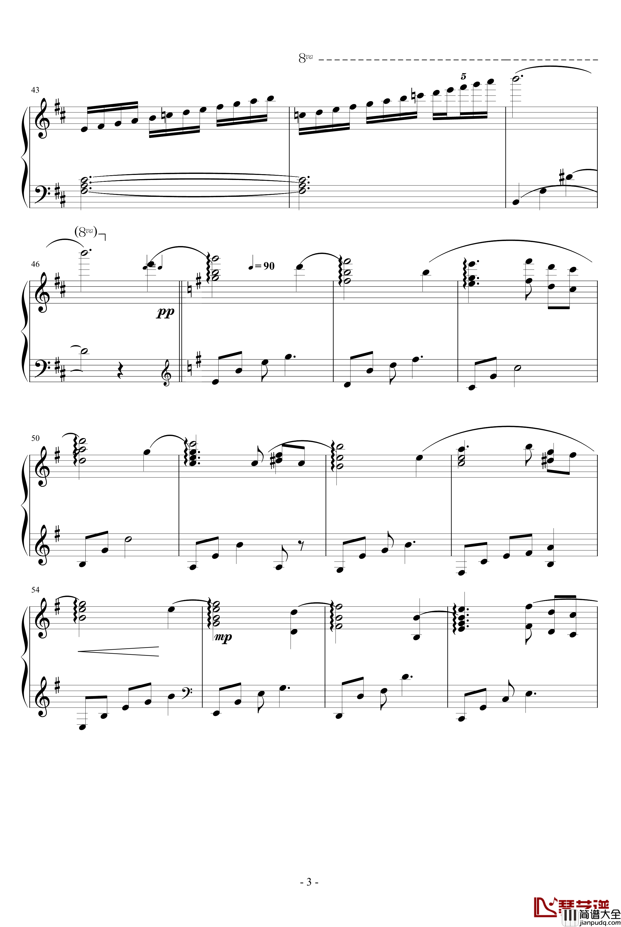 Silencio_de_Parc_Guell钢琴谱_久石让