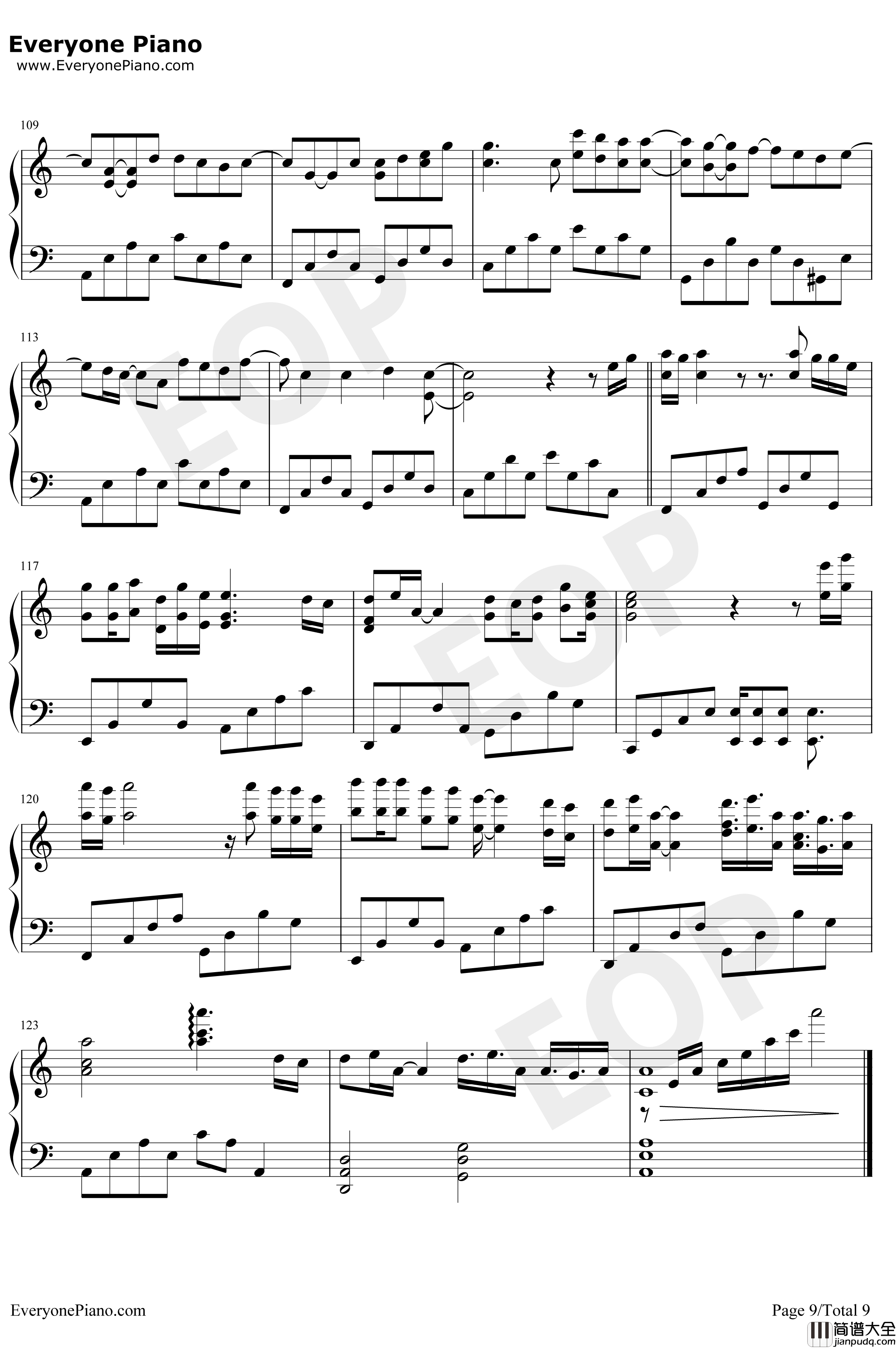 抖音神曲串烧钢琴谱_抖音