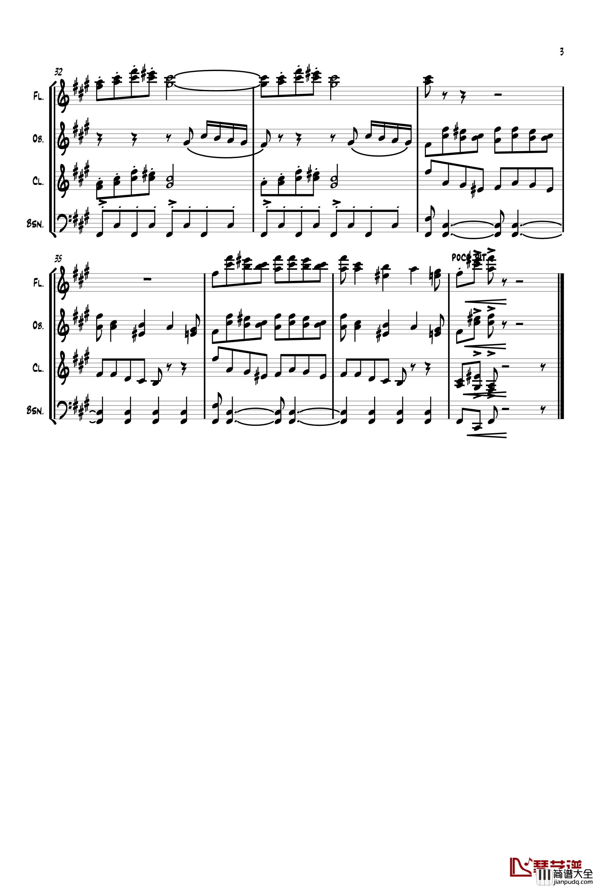 四小天鹅舞曲钢琴谱_柴科夫斯基_Peter_Ilyich_Tchaikovsky