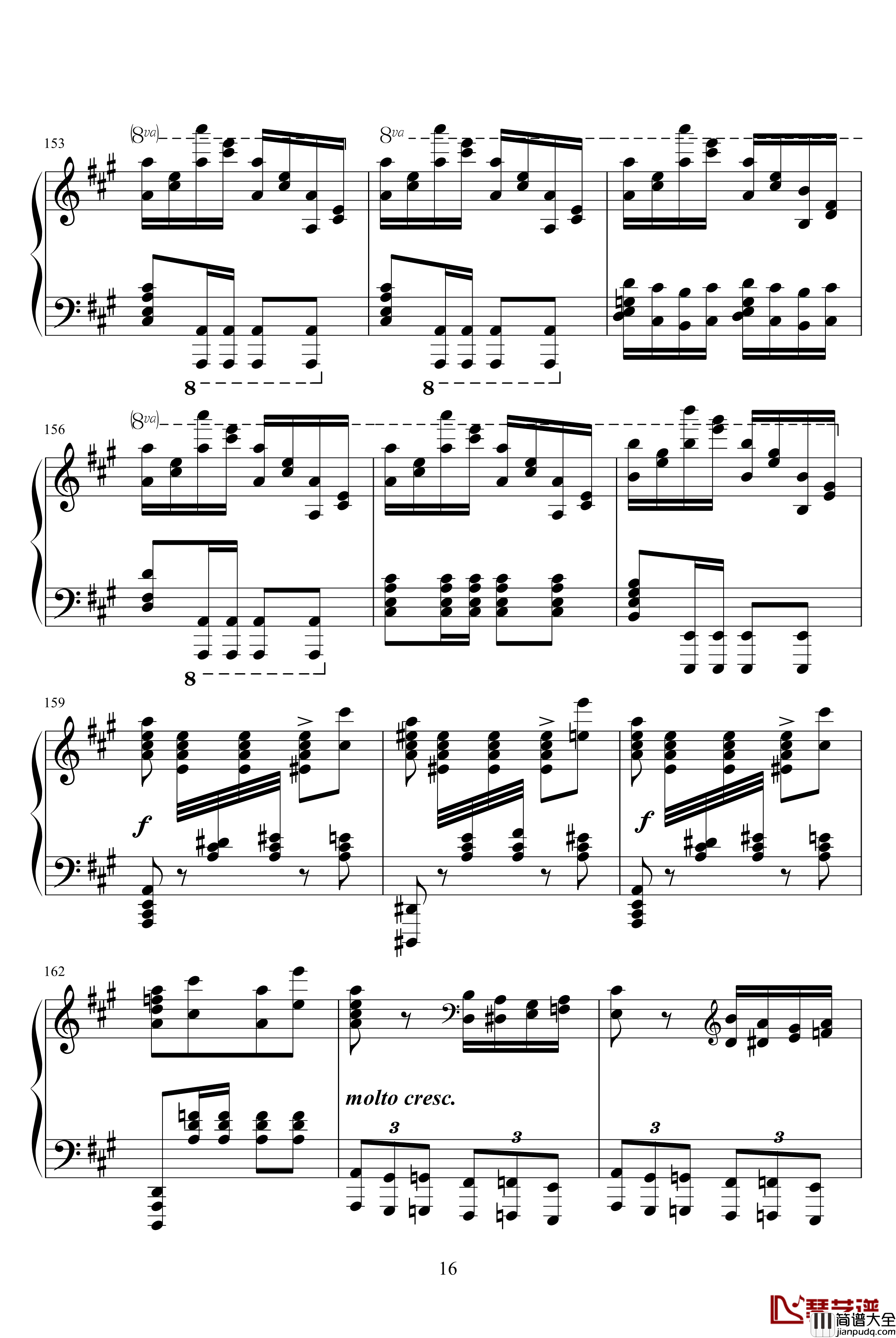 土耳其进行曲钢琴谱_原版_莫扎特_瓦洛多斯