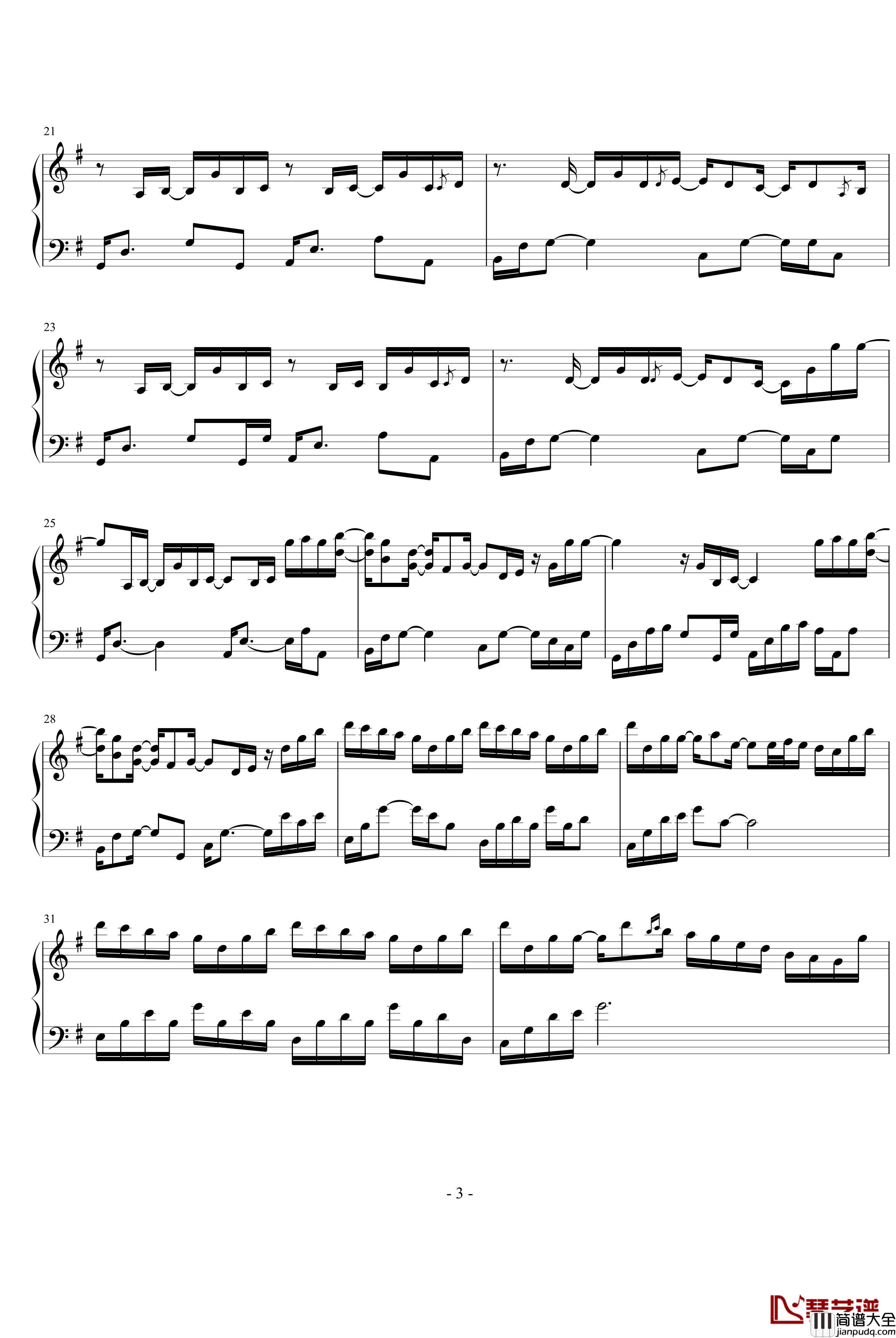 It's_your_day钢琴谱_Yiruma