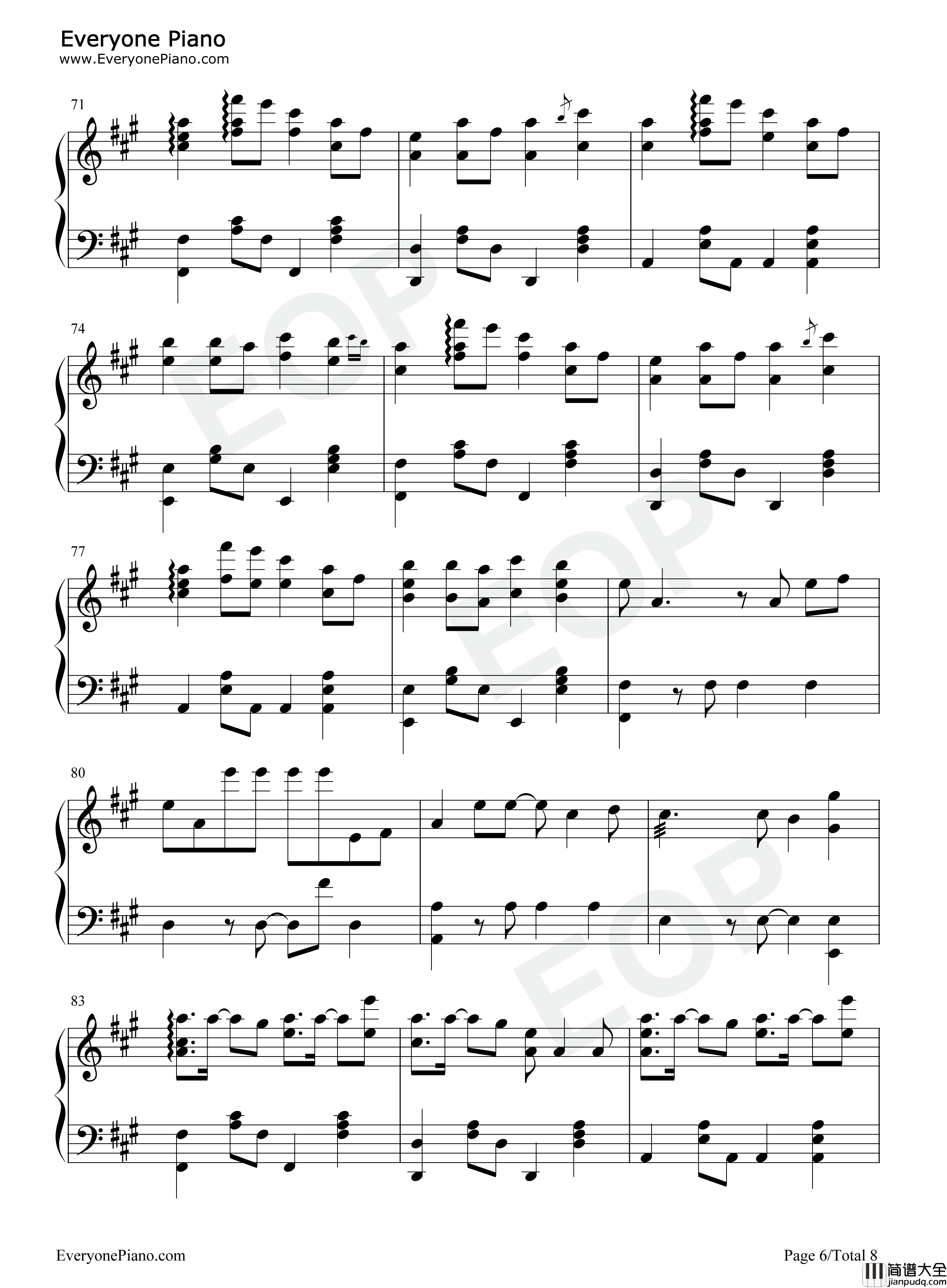 立冬钢琴谱_音阙诗听_赵方婧