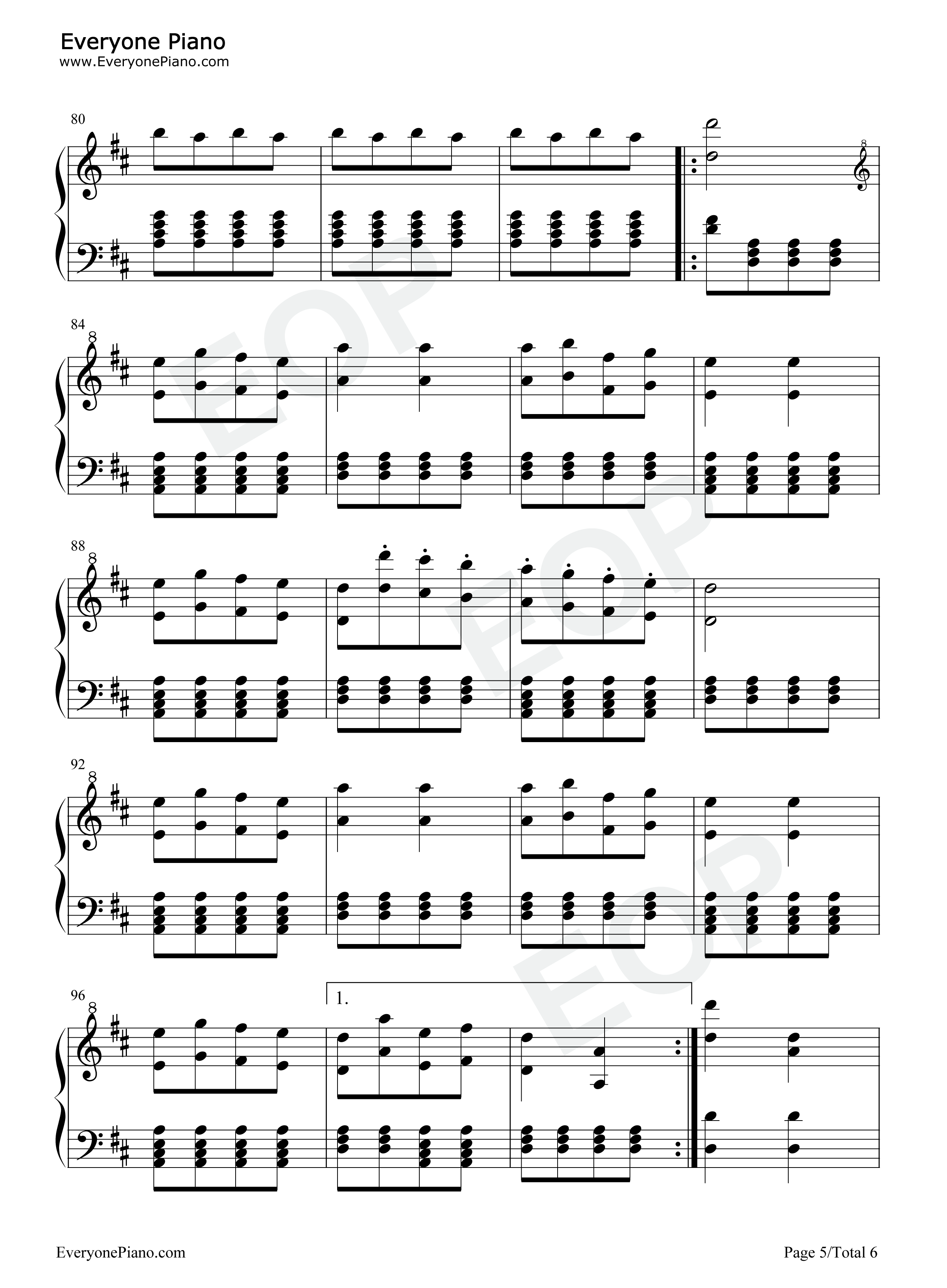 Can钢琴谱_Jacques_Offenbach