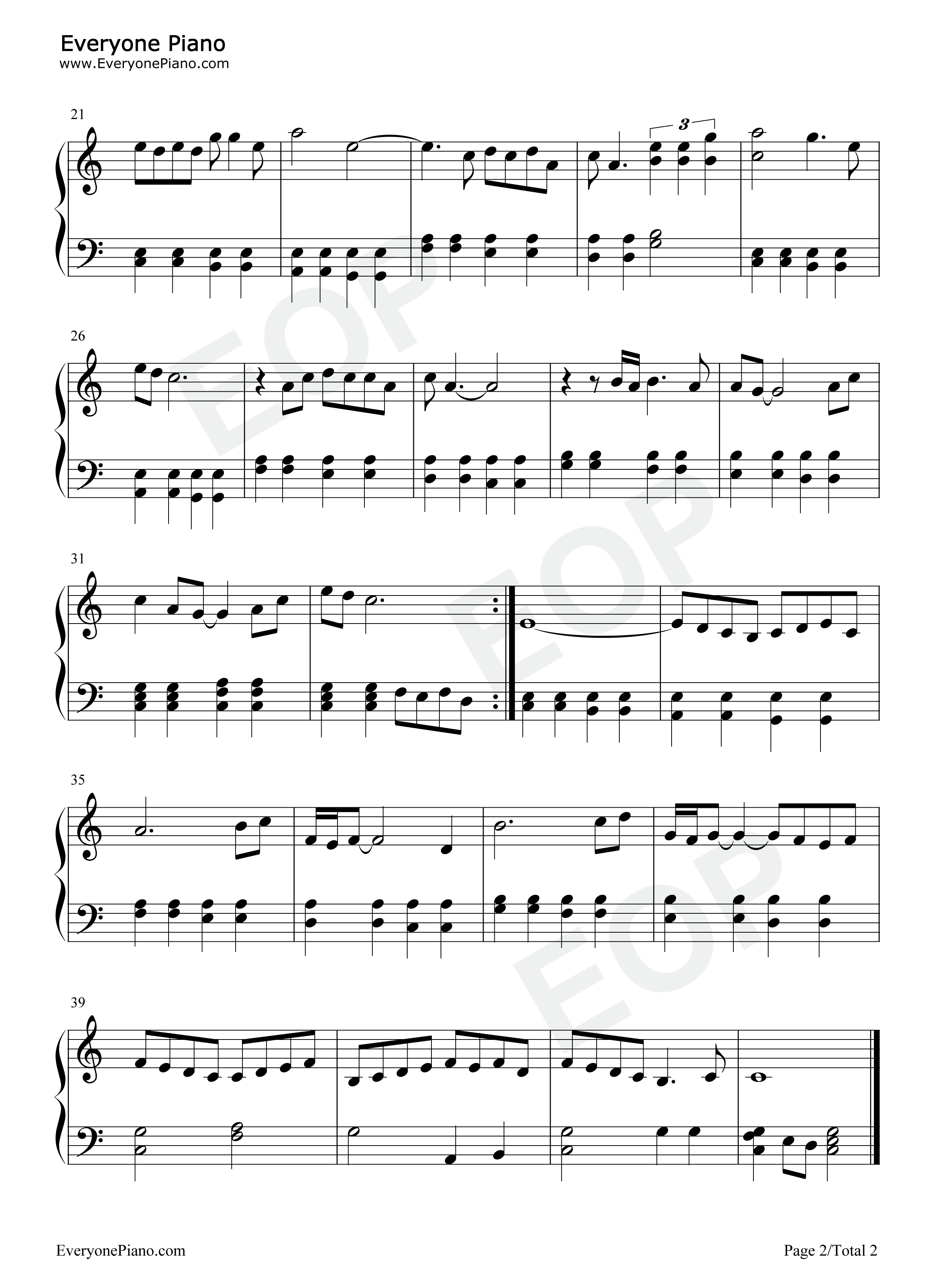 A_Whiter_Shade_of_Pale钢琴谱_Procol_Harum