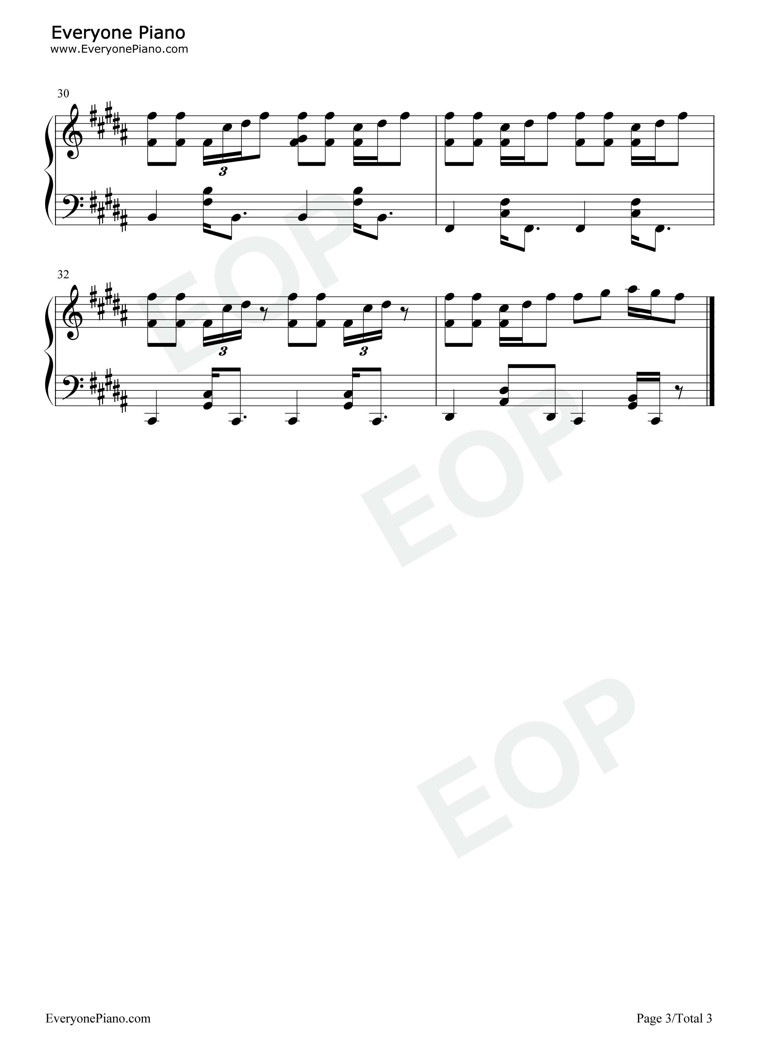 The_Nights钢琴谱_Avicii