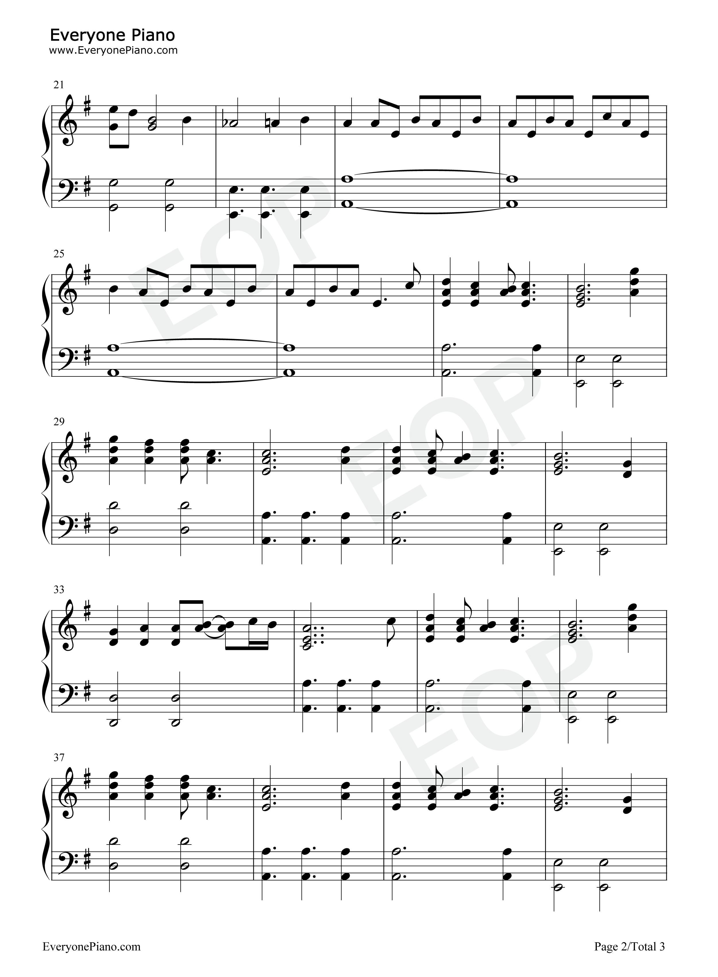 The_Unforgiven钢琴谱_Metallica