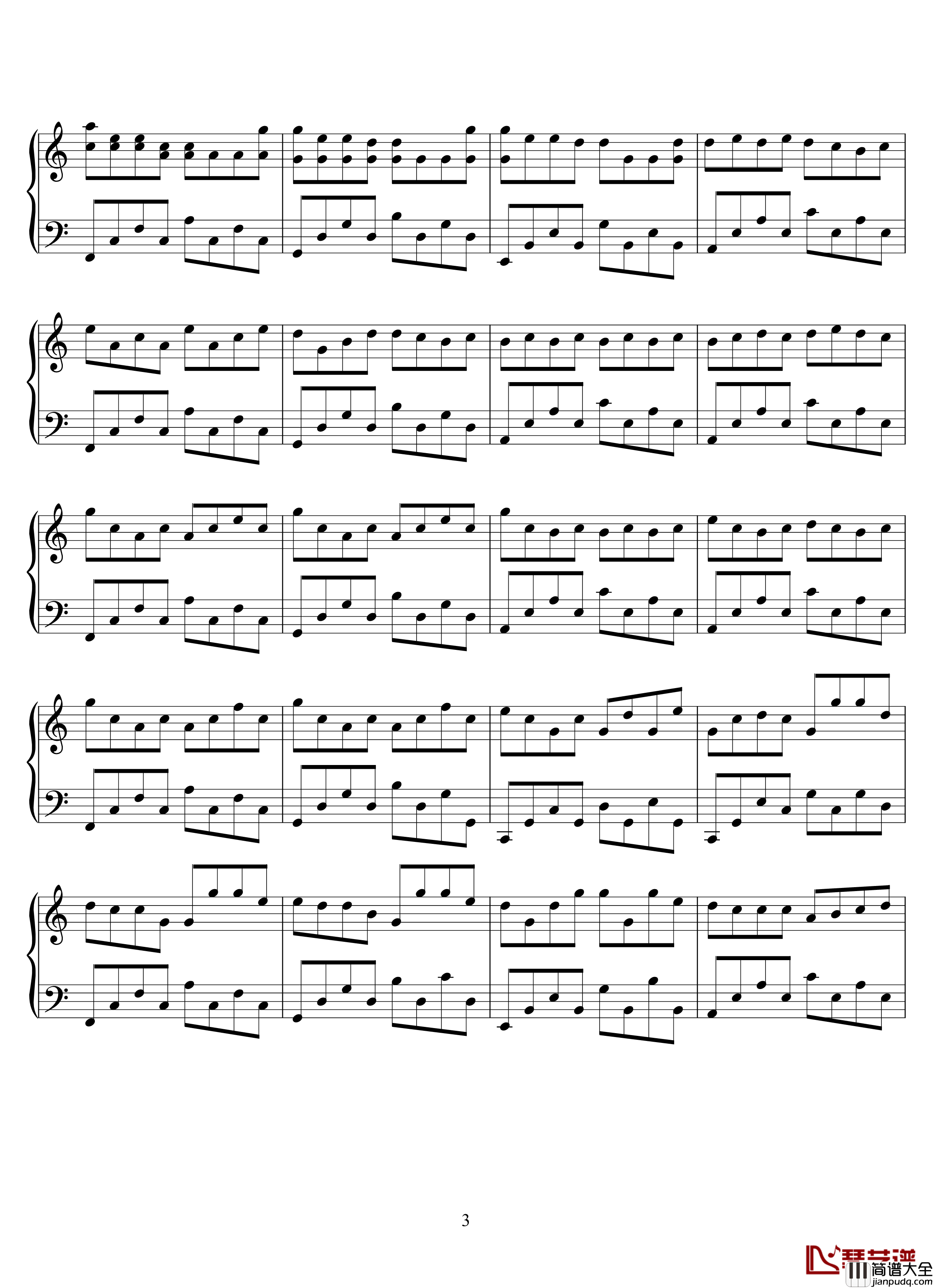 After_a_Busy_Day钢琴谱_lixiang'spiano