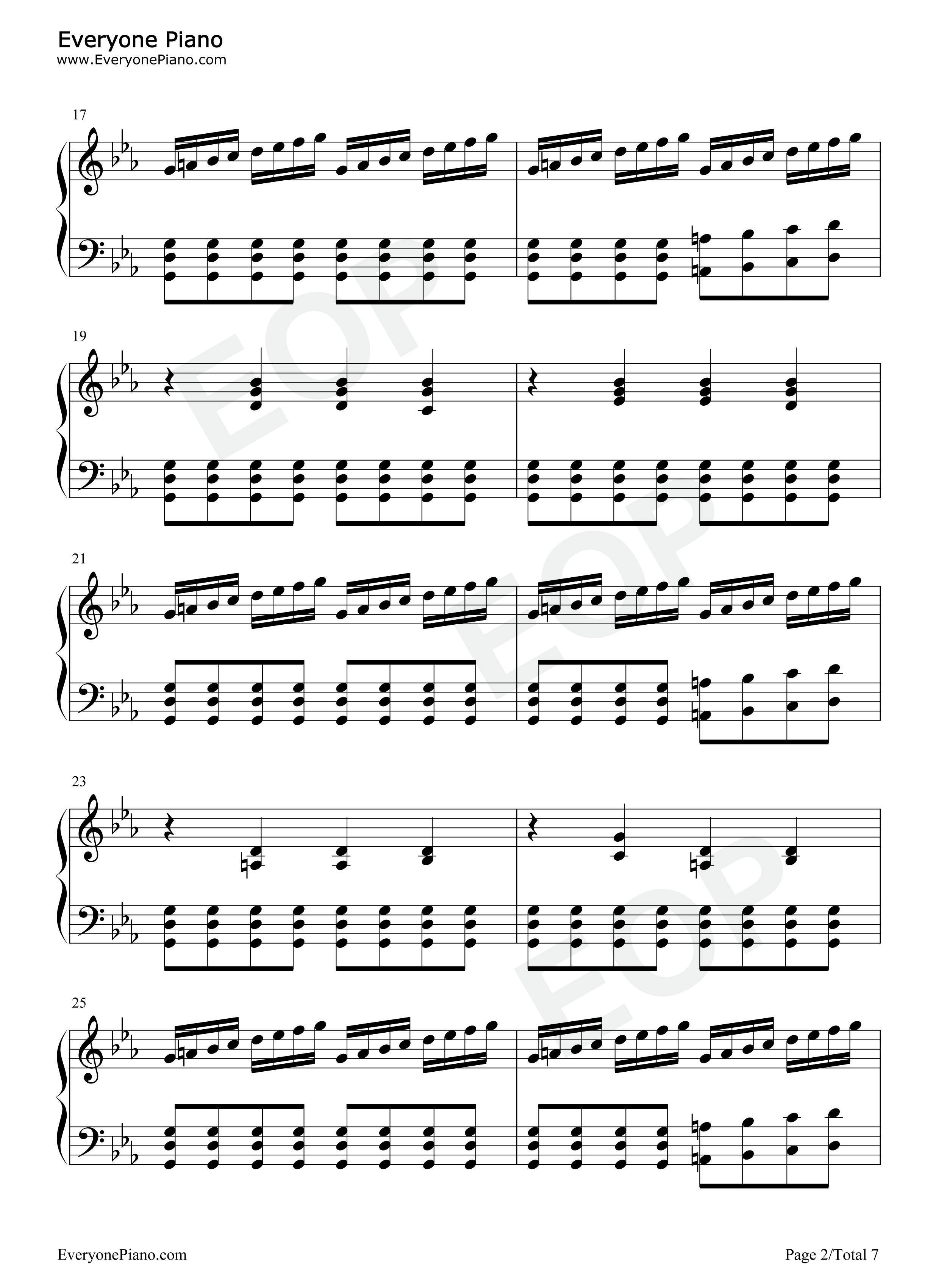 Strength_of_a_Thousand_Men钢琴谱_Two_Steps_from_Hell