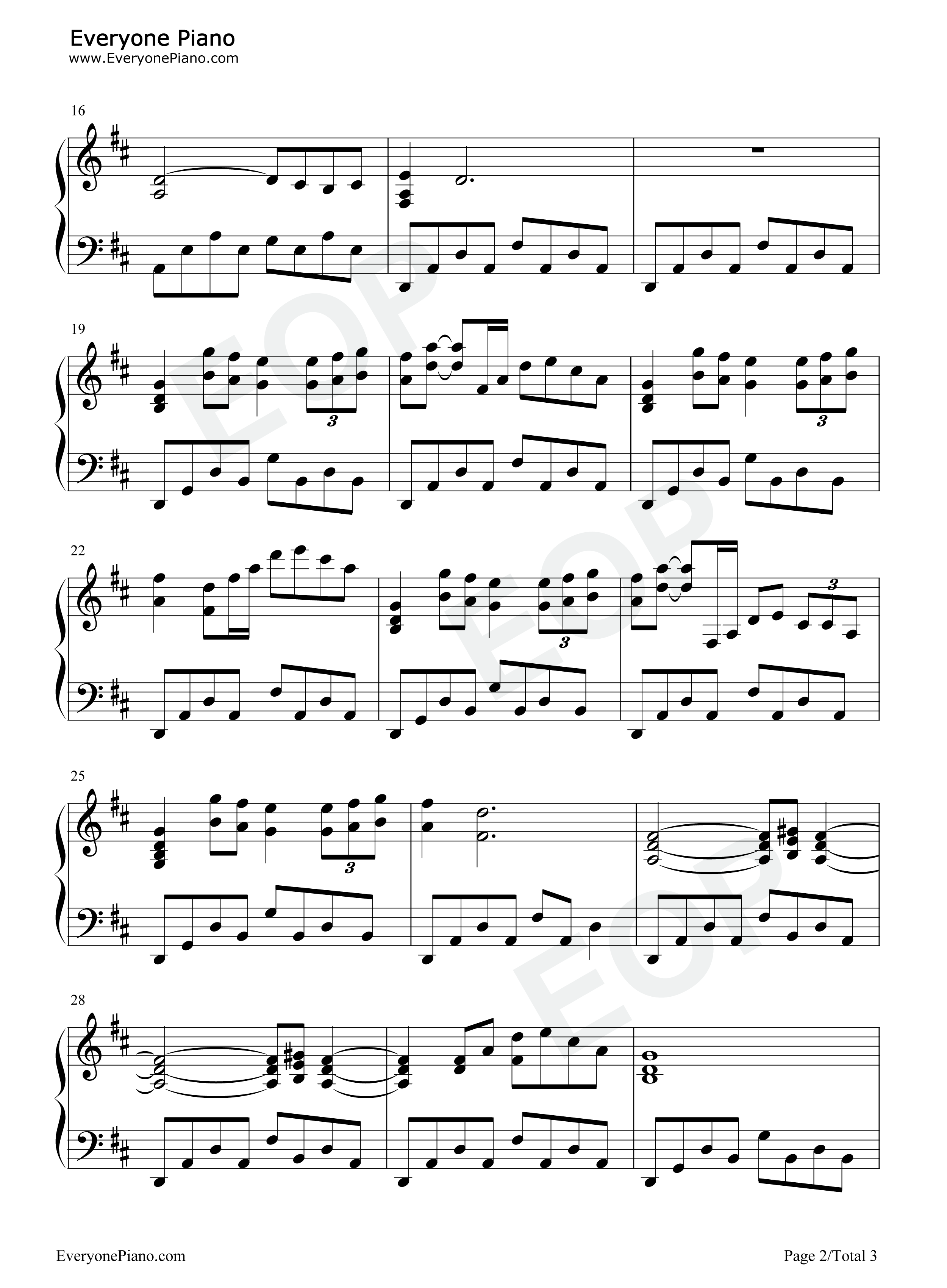 Benedictus钢琴谱_Karl_Jenkins
