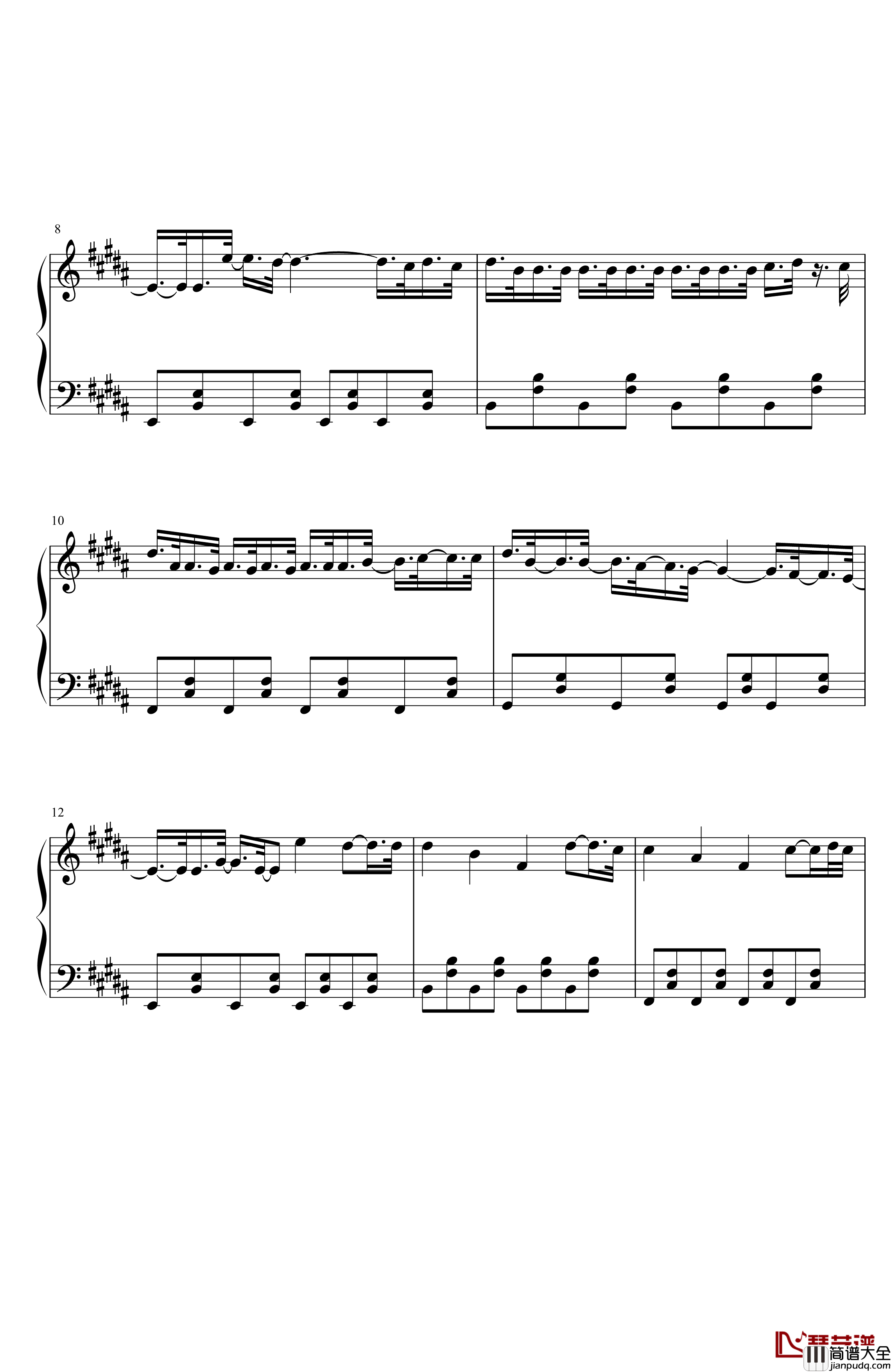 I'm_Yours钢琴谱_杰森·玛耶兹_Jason_Mraz
