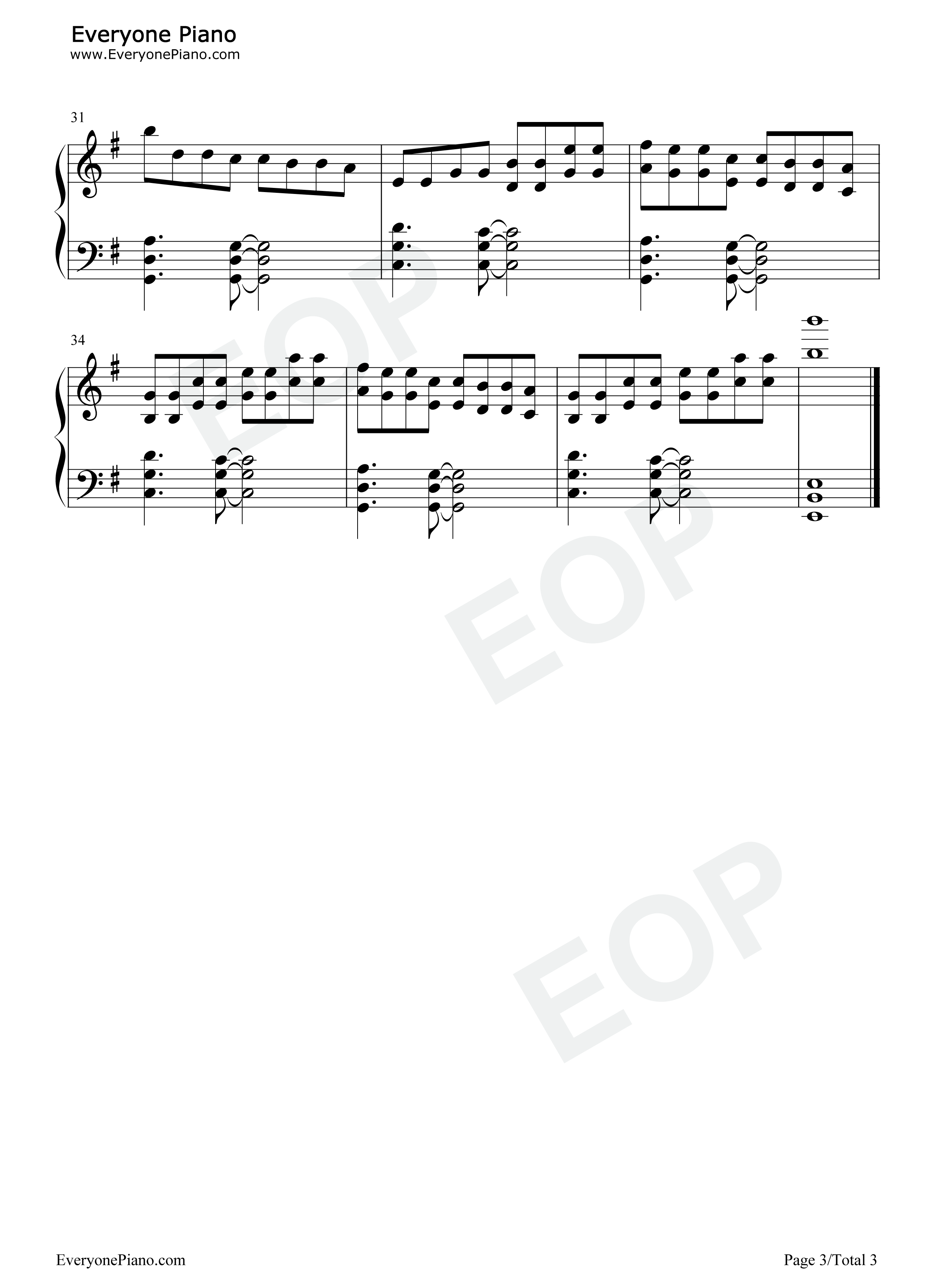 Bellas_Lullaby钢琴谱_Carter_Burwell