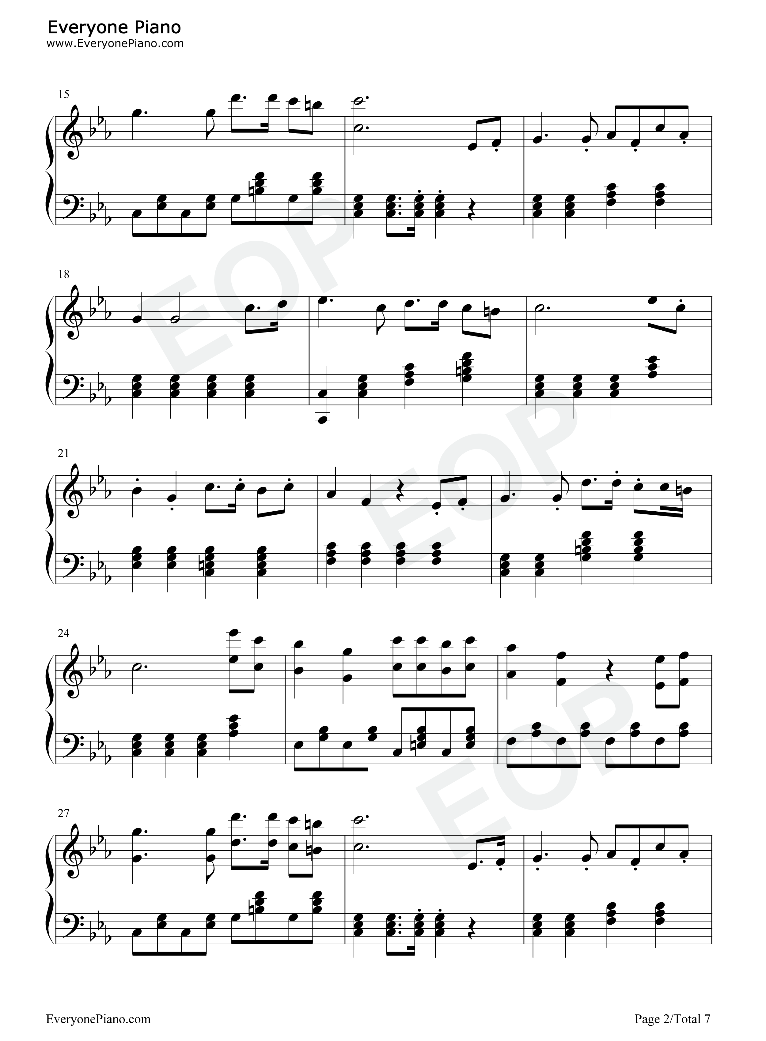 苏联坦克兵进行曲钢琴谱_Pokrass_brothers