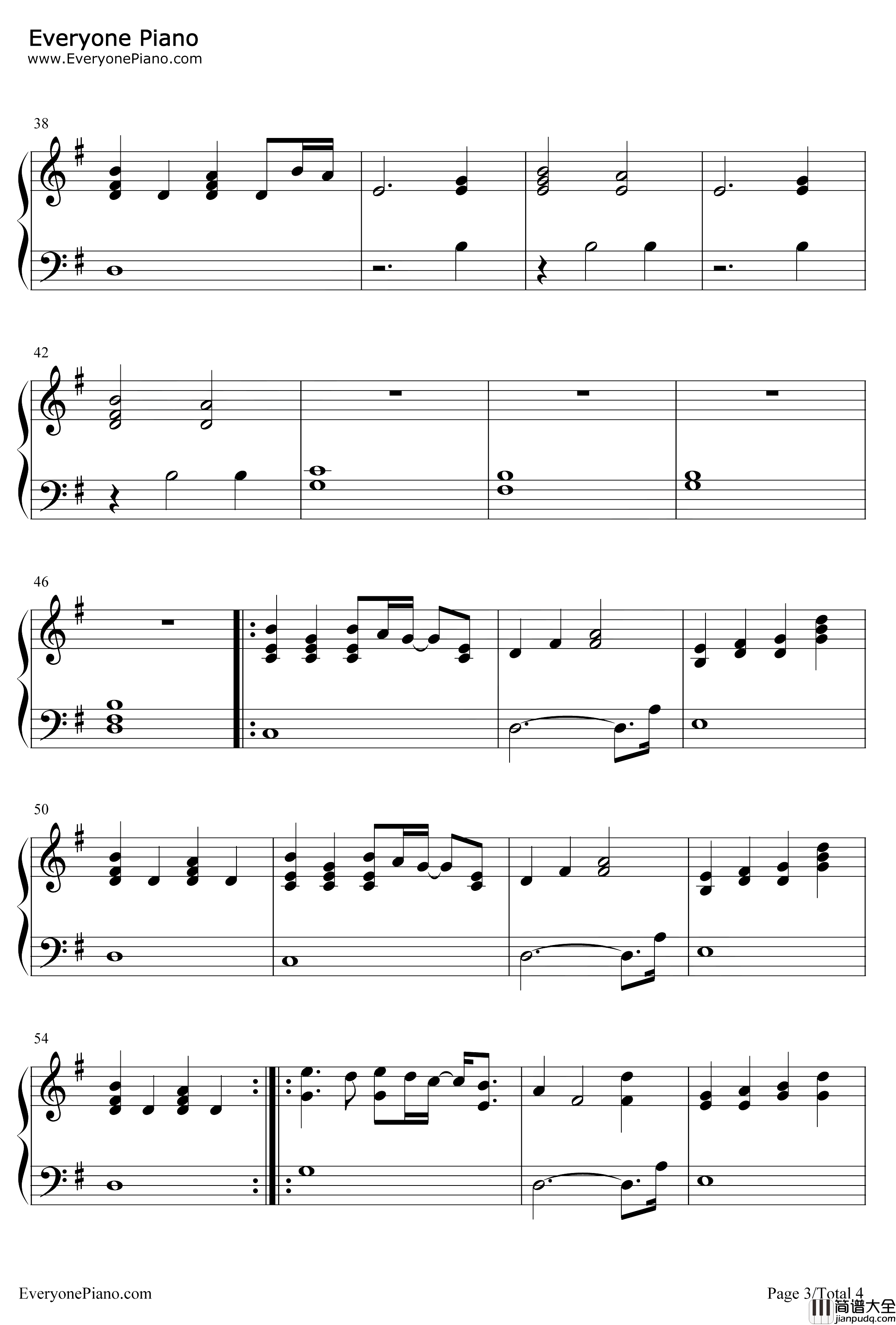 Mystery_of_Love钢琴谱_爱的奥秘钢琴谱_请以你的名字呼唤我插曲
