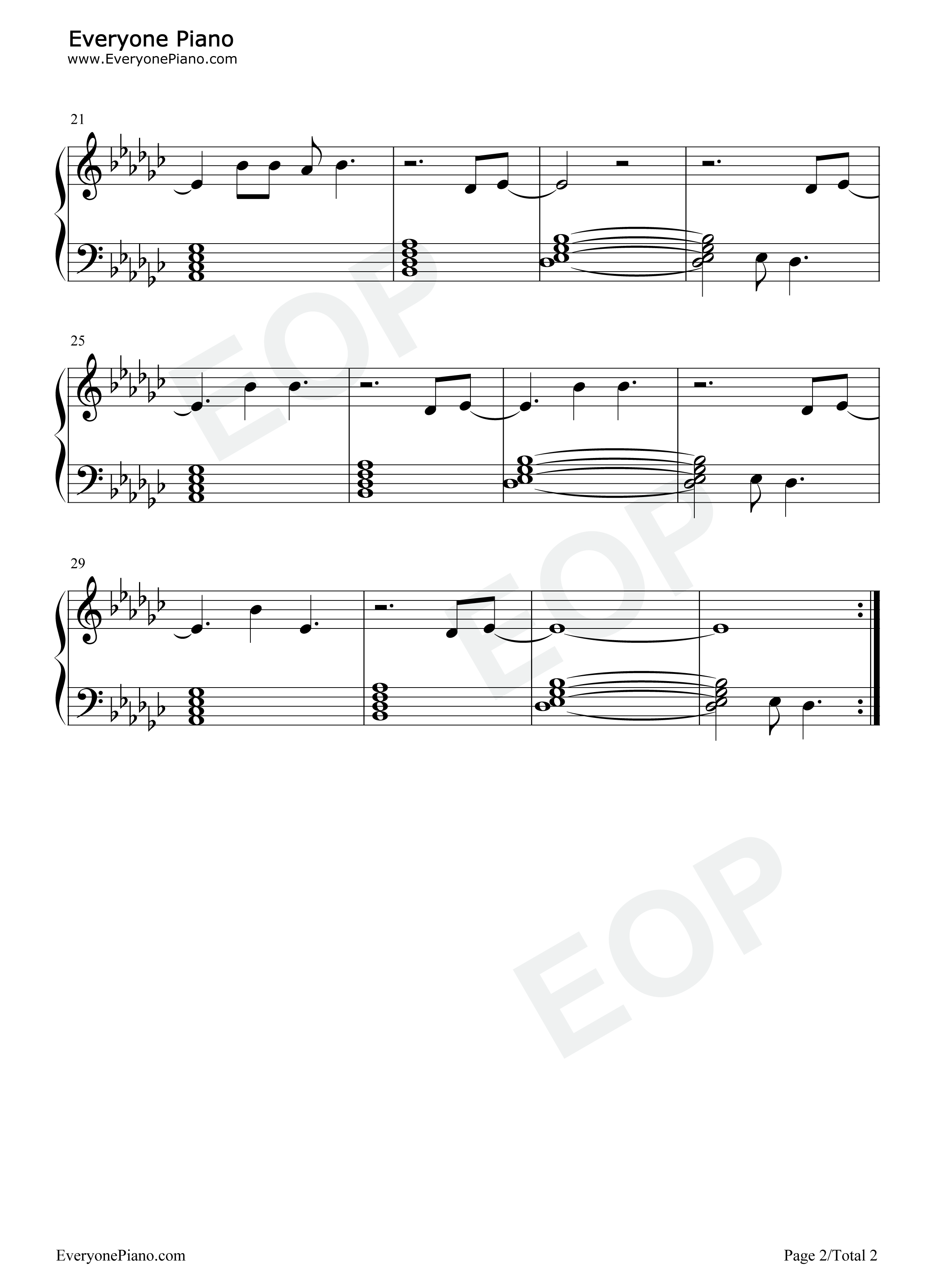 Chamber_of_Reflection钢琴谱_Mac_DeMarco
