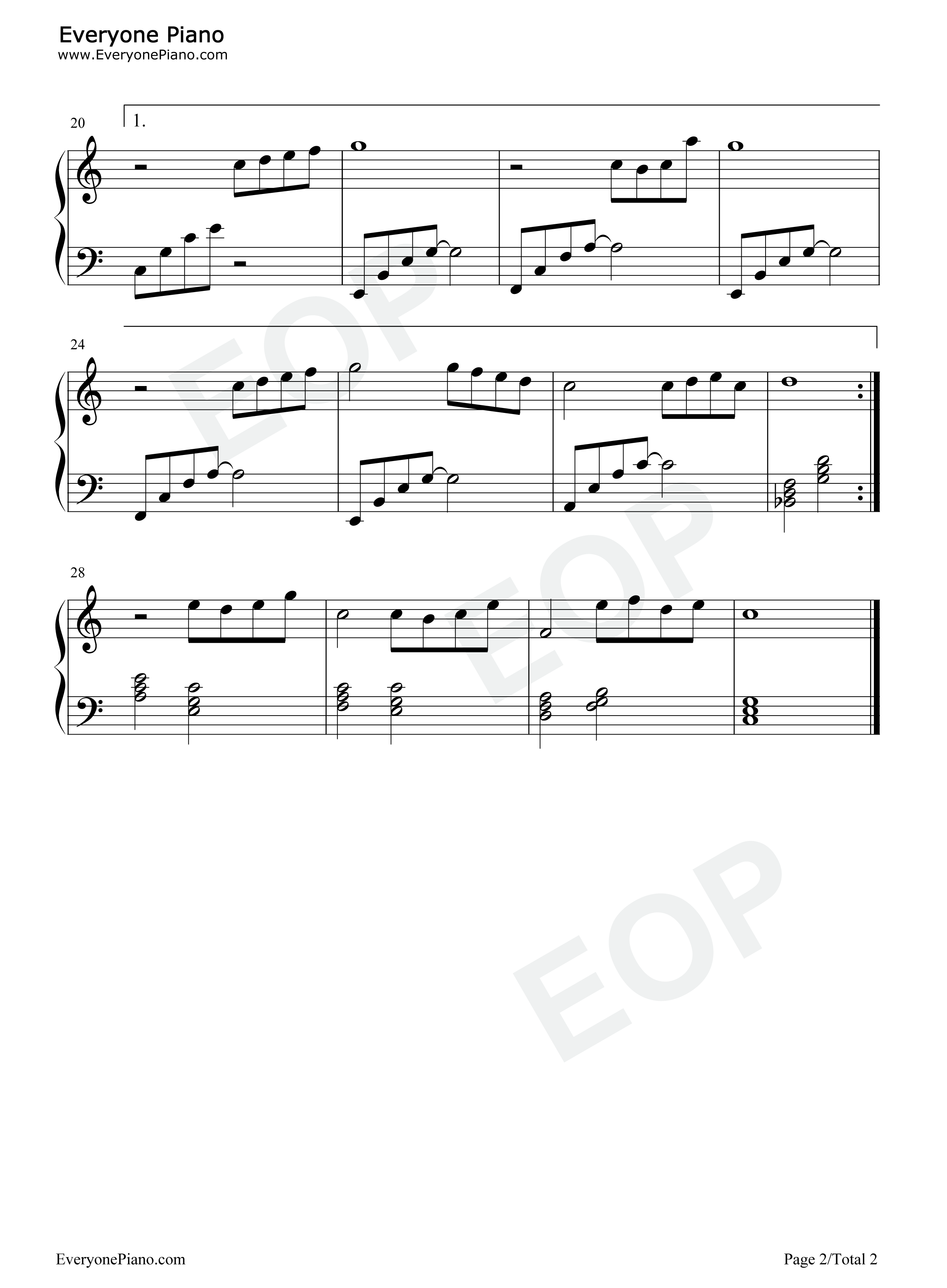 A_Bela_e_a_Fera钢琴谱_Alan_Menken