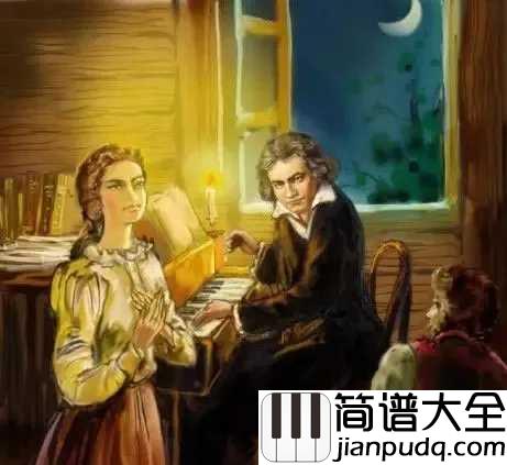 月光奏鸣曲第三乐章钢琴谱_风儿闷声不响,月光如此温存