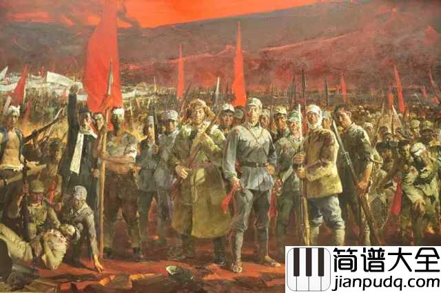 义勇军进行曲钢琴谱_震撼中华的超强音符