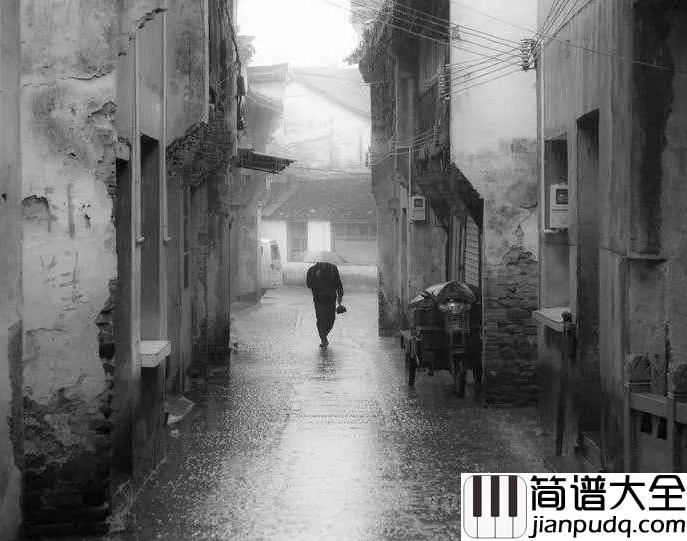 青石巷钢琴谱_魏琮霏_你凝望,却未再踏足转身,自此再无故乡
