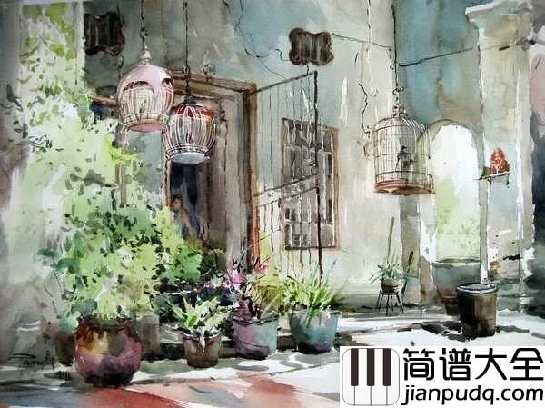 风居住的街道钢琴谱_磯村由紀子_洗尽铅华,心如止水