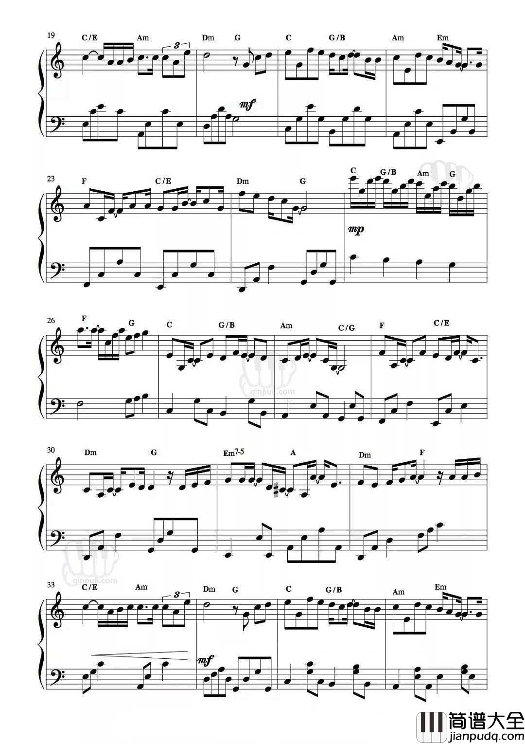 好好钢琴谱_你的名字中文推广曲,五月天温暖声线是否触及了你心中最柔软的地方