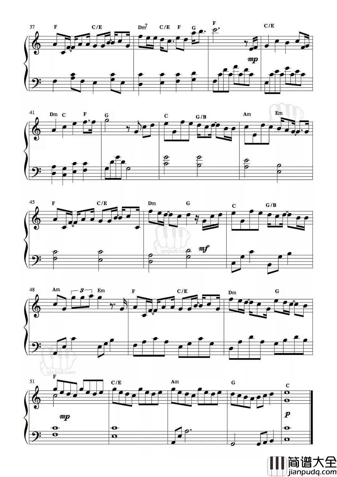 好好钢琴谱_你的名字中文推广曲,五月天温暖声线是否触及了你心中最柔软的地方