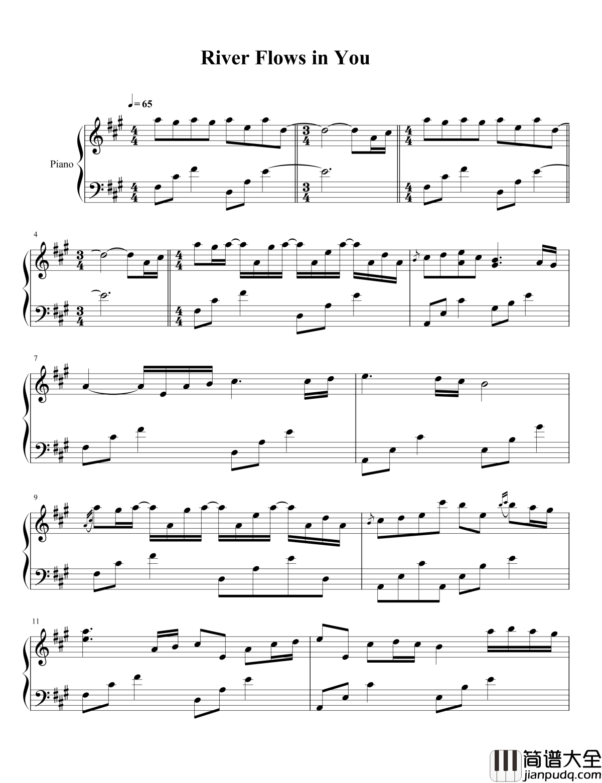 river_flows_in_you钢琴谱_李闰珉_喊麦喊火的一首钢琴曲,带你回归本真
